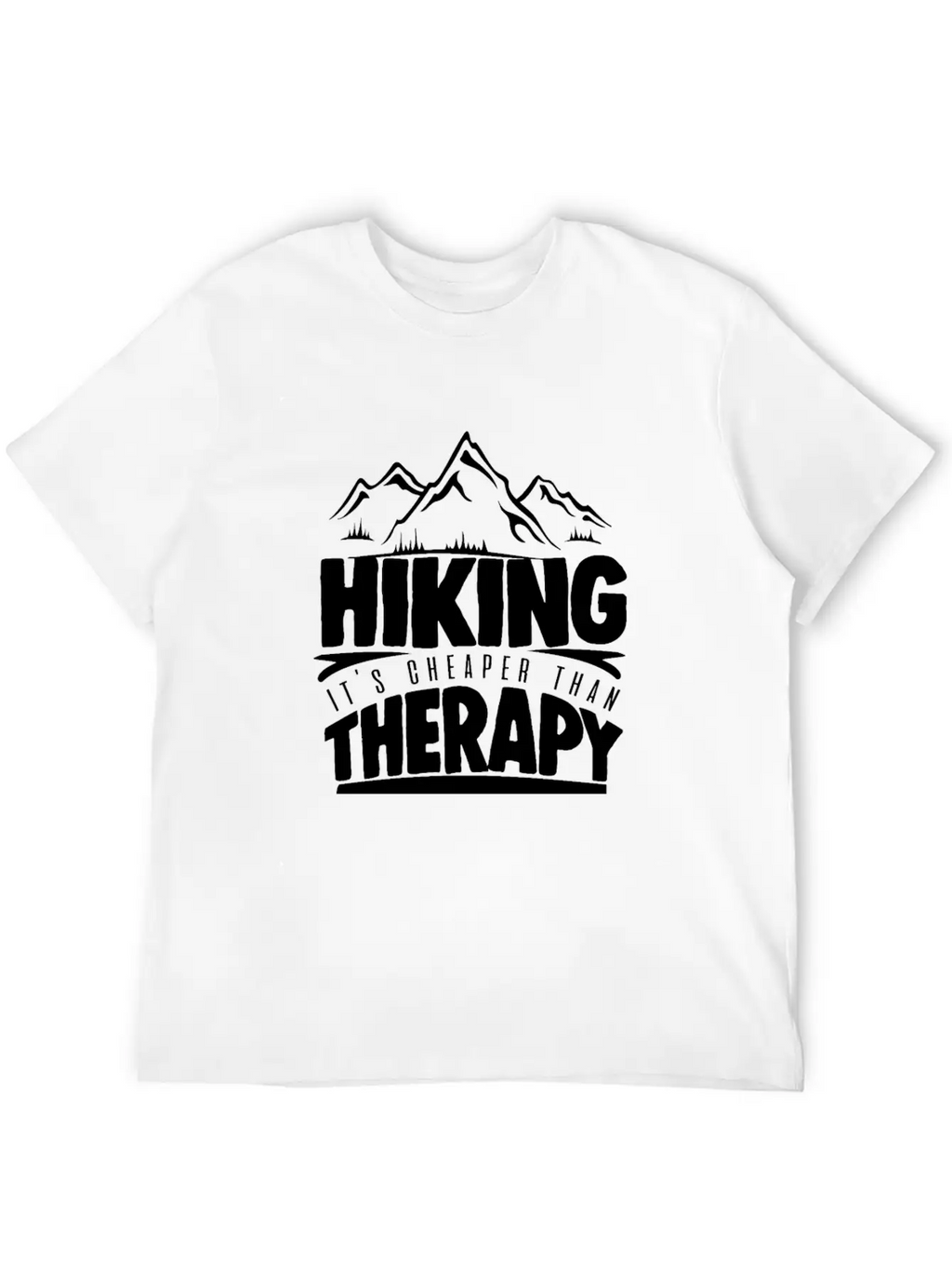 Hiking Unisex Casual T-Shirt – Clean Design For Daily Comfort