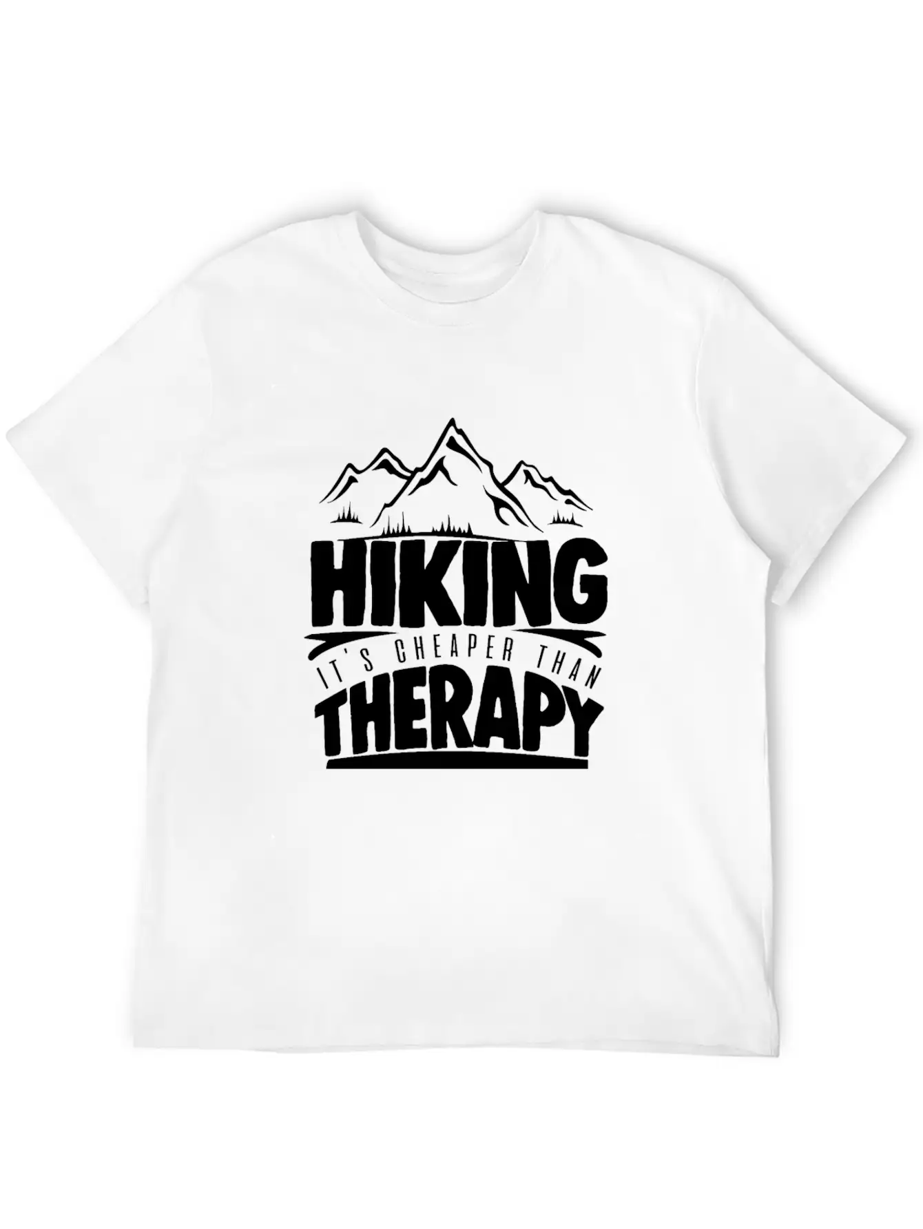 Hiking Unisex Casual T-Shirt – Clean Design For Daily Comfort