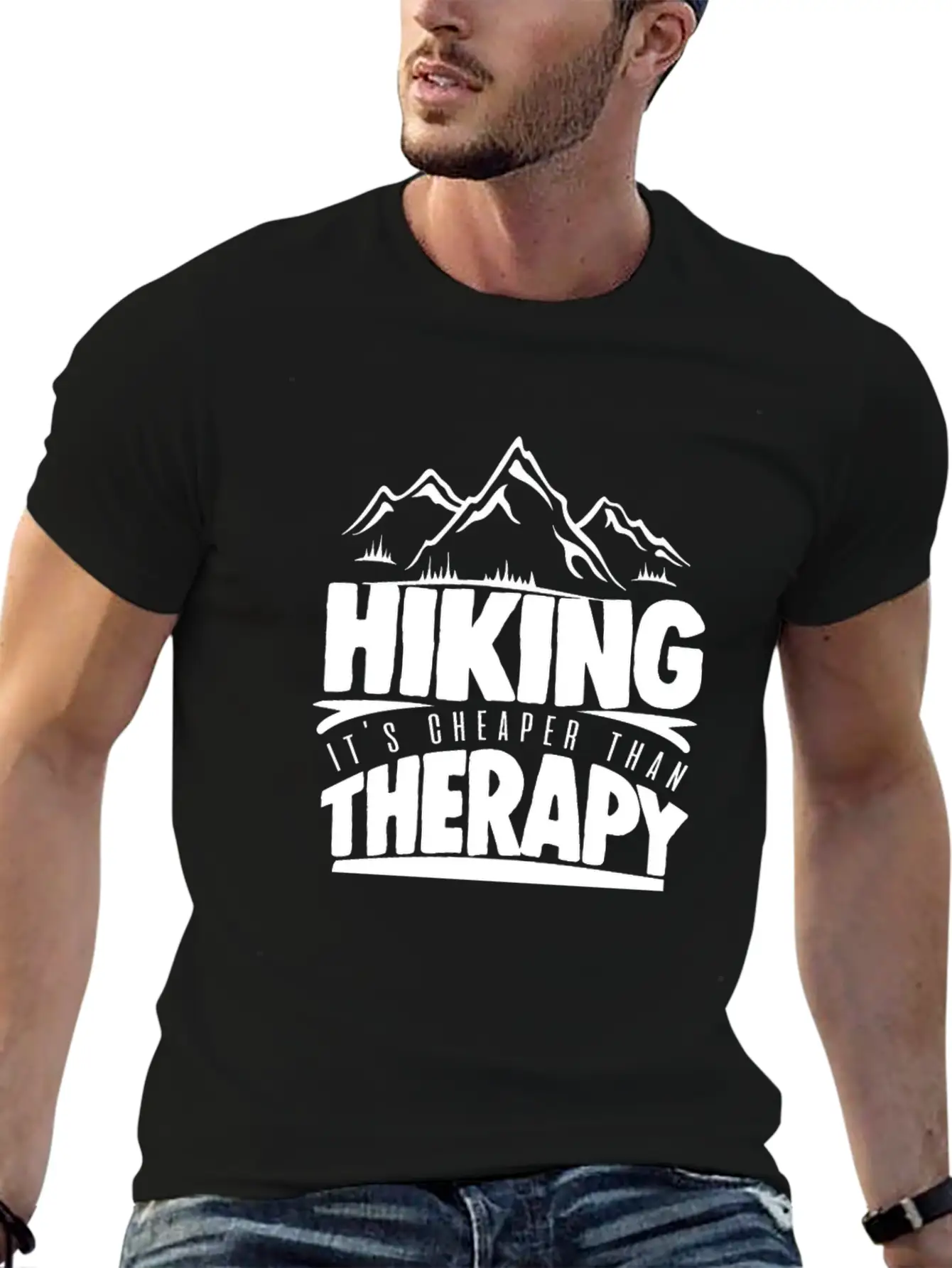 Hiking Unisex Casual T-Shirt – Clean Design For Daily Comfort