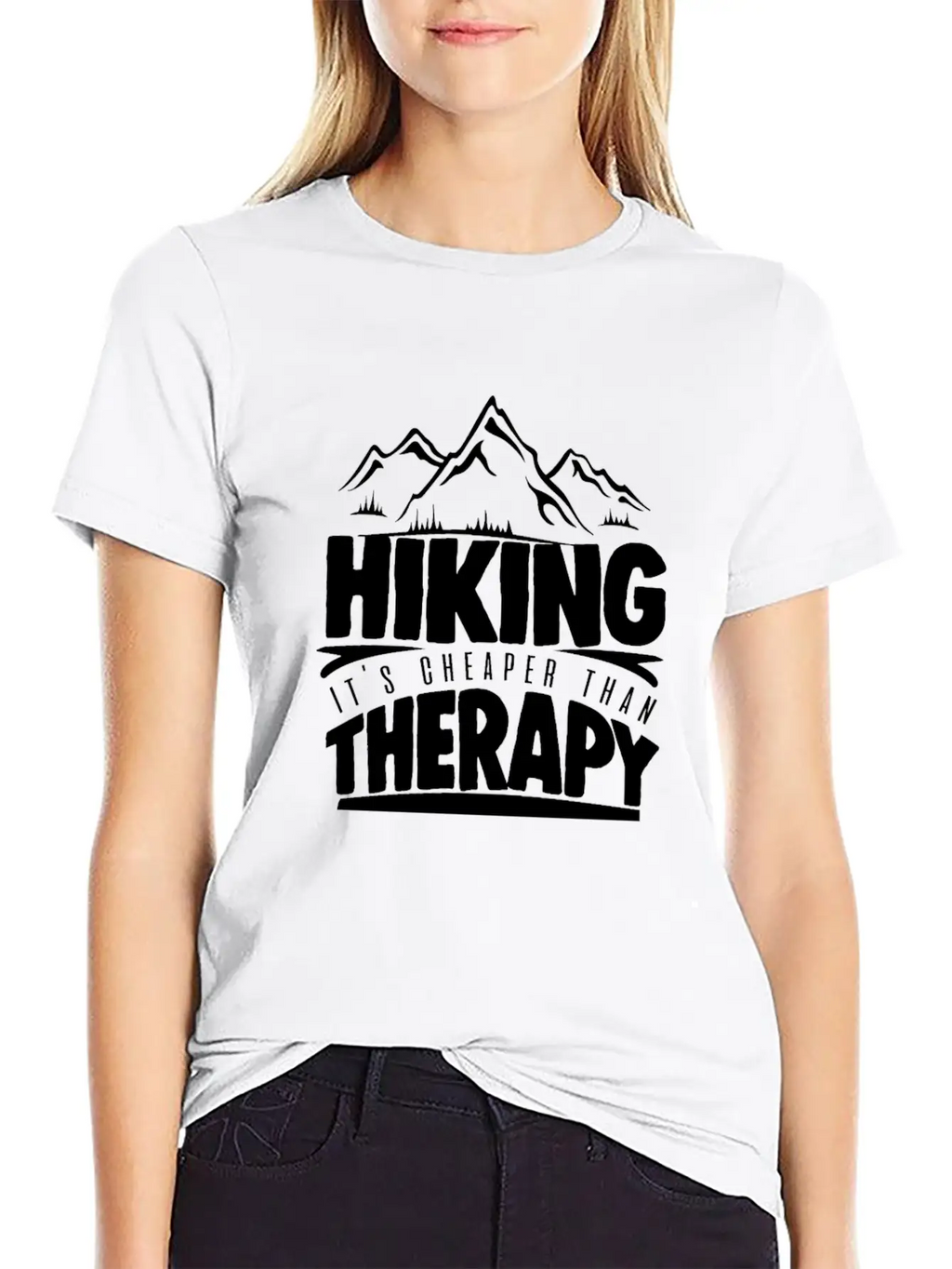 Hiking Unisex Casual T-Shirt – Clean Design For Daily Comfort