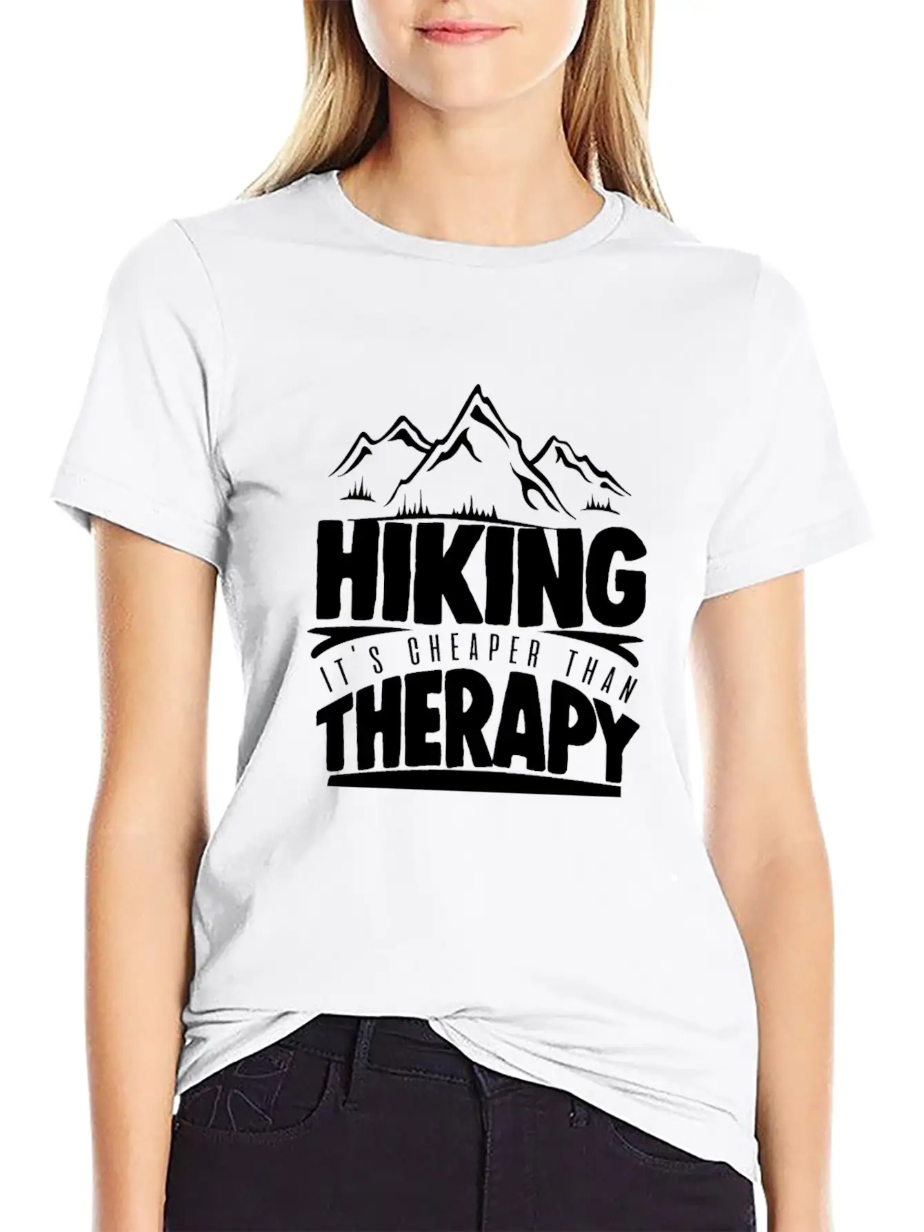 Hiking Unisex Casual T-Shirt – Clean Design For Daily Comfort
