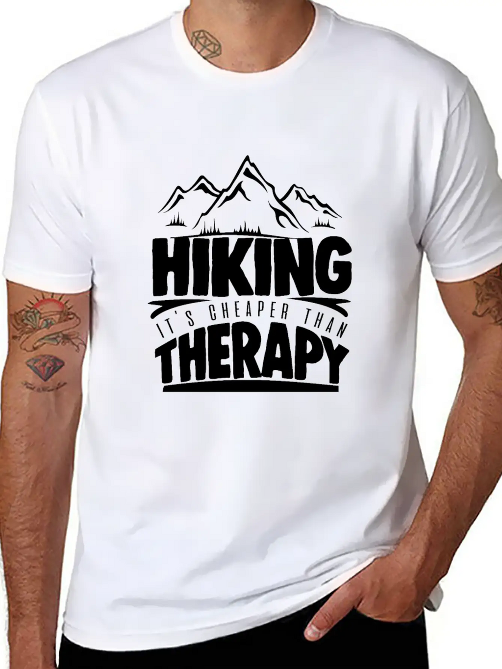 Hiking Unisex Casual T-Shirt – Clean Design For Daily Comfort