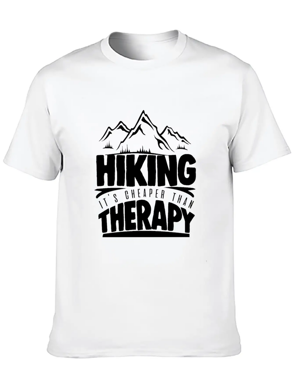 Hiking Unisex Casual T-Shirt – Clean Design For Daily Comfort