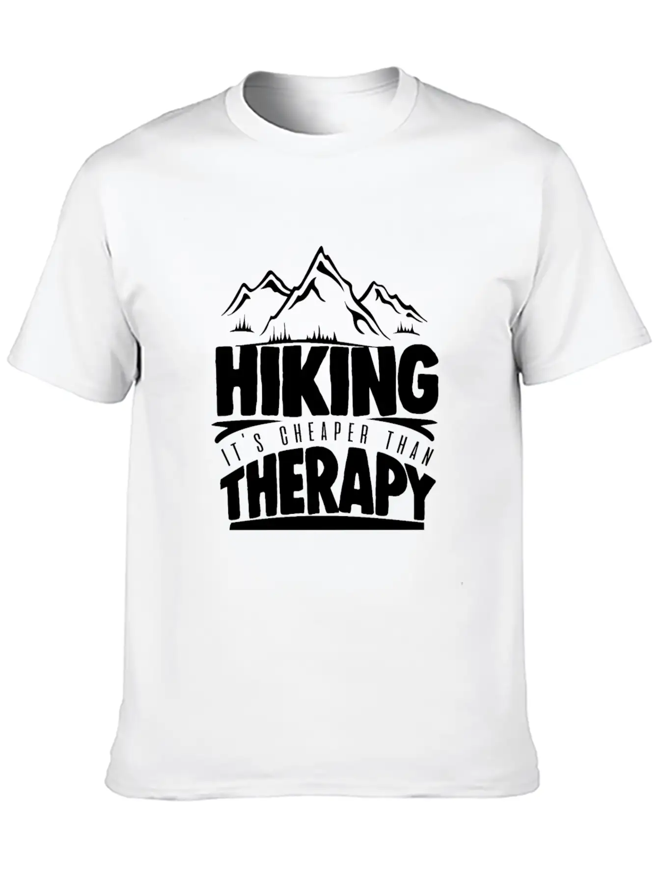 Hiking Unisex Casual T-Shirt – Clean Design For Daily Comfort