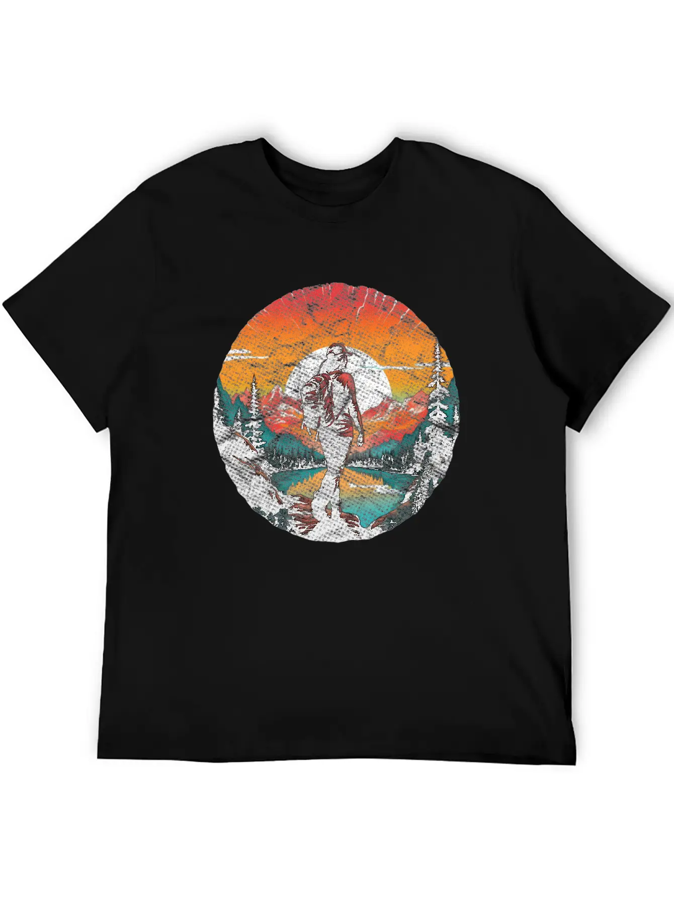 Hiking Woman Mountaineering Bouldering Trekking Unisex Casual T-Shirt – Clean Design For Daily Comfort