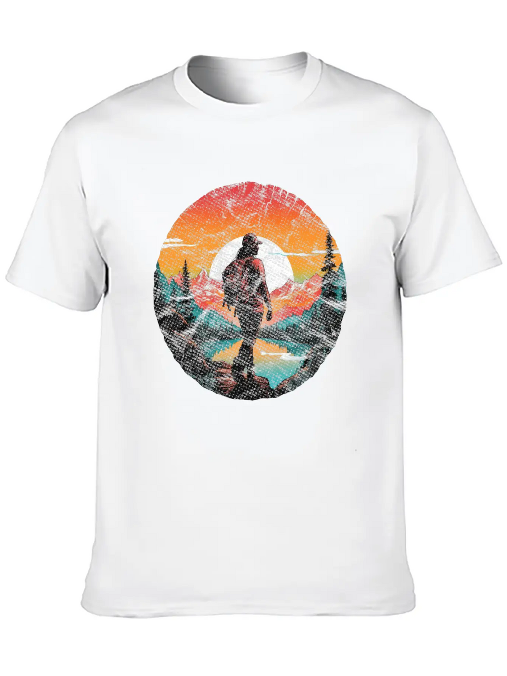 Hiking Woman Mountaineering Bouldering Trekking Unisex Casual T-Shirt – Clean Design For Daily Comfort