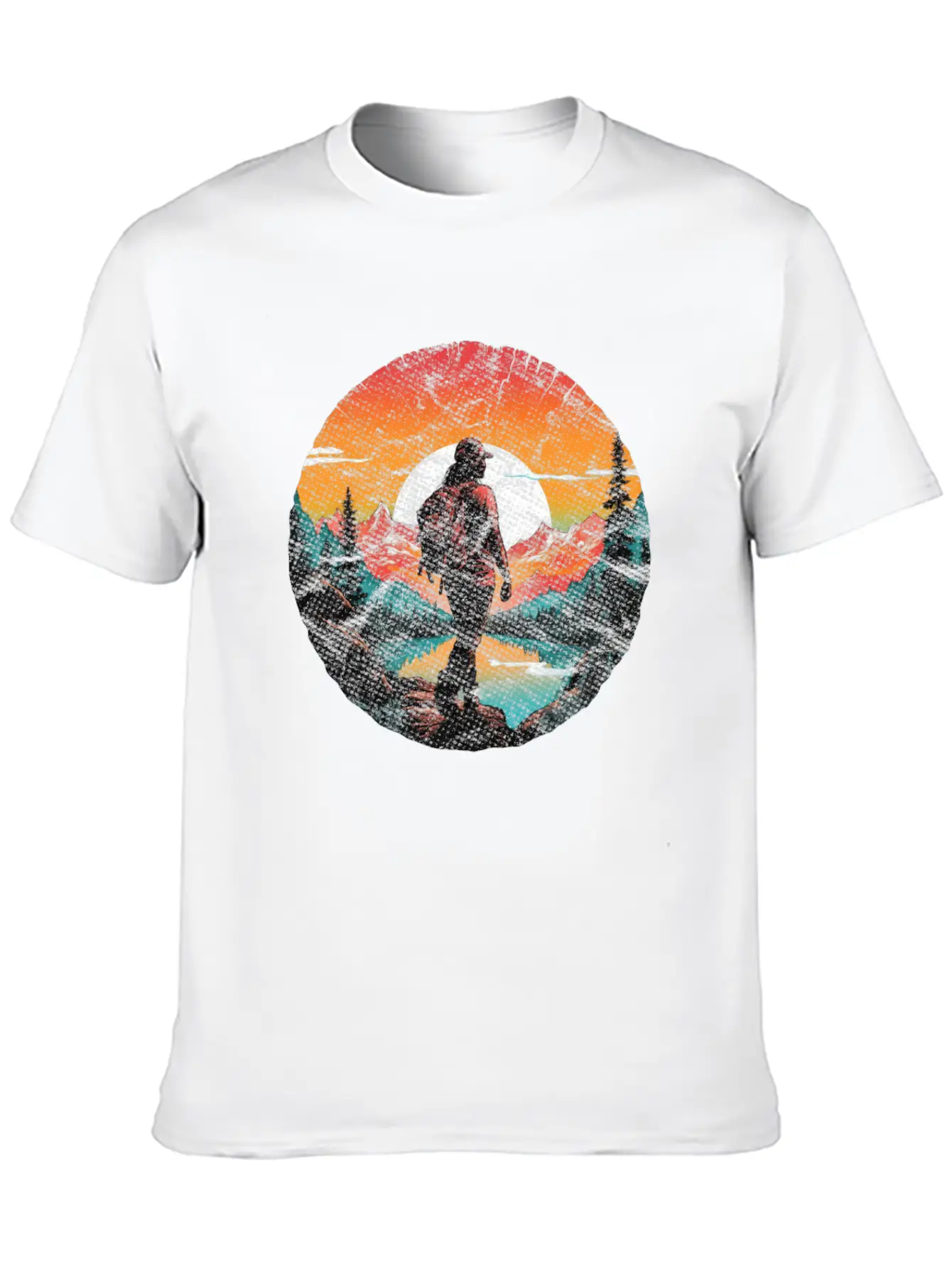 Hiking Woman Mountaineering Bouldering Trekking Unisex Casual T-Shirt – Clean Design For Daily Comfort