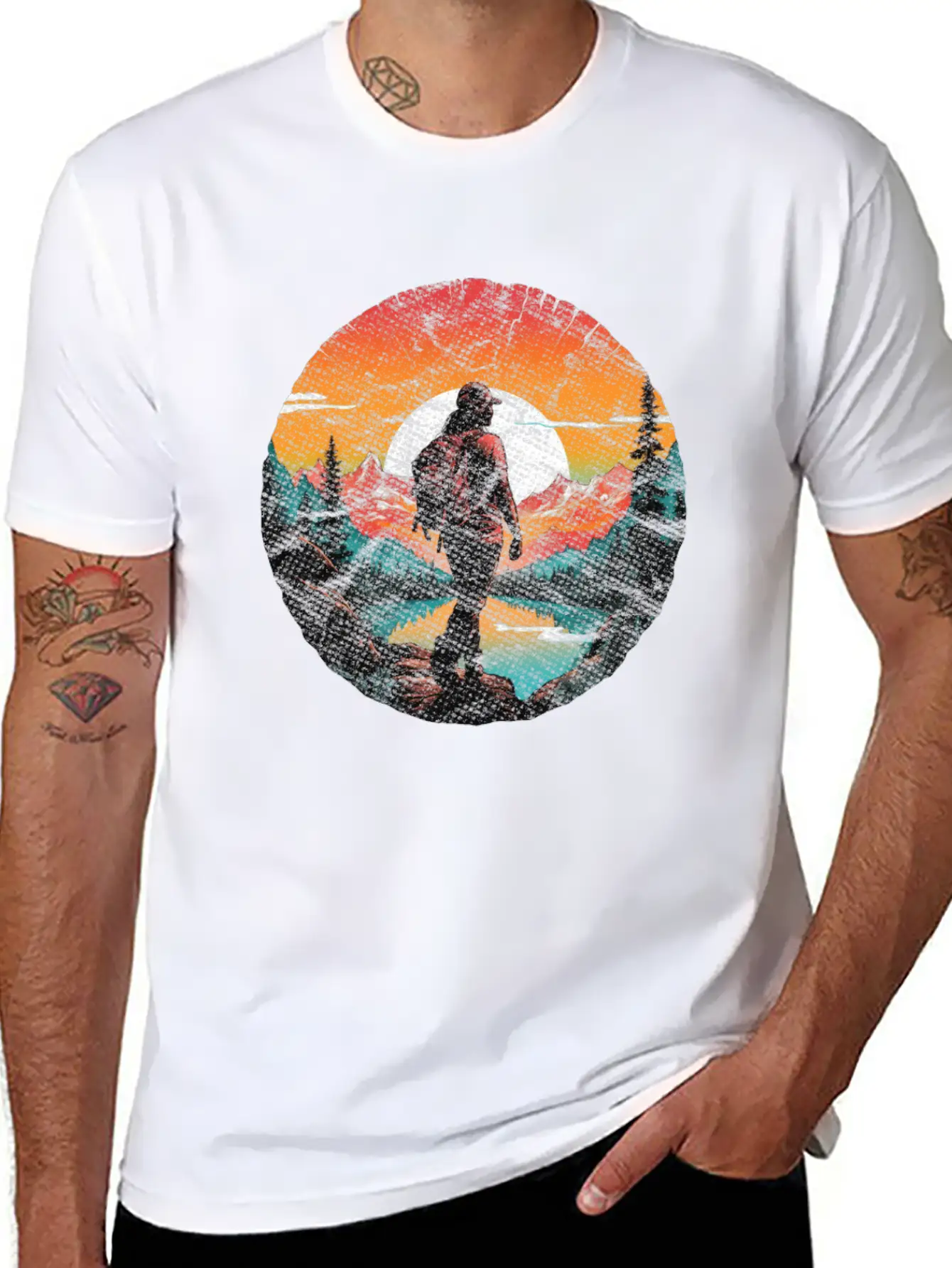 Hiking Woman Mountaineering Bouldering Trekking Unisex Casual T-Shirt – Clean Design For Daily Comfort