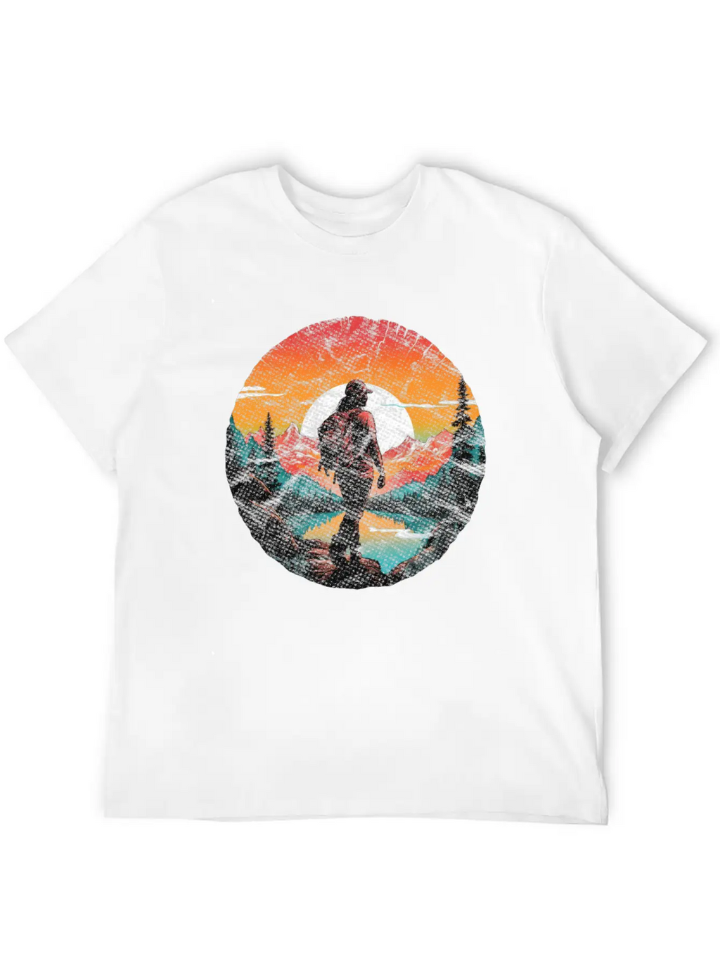 Hiking Woman Mountaineering Bouldering Trekking Unisex Casual T-Shirt – Clean Design For Daily Comfort