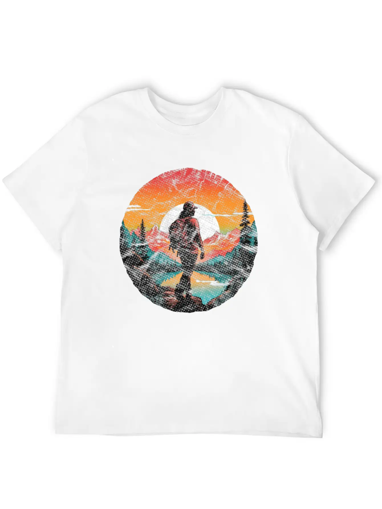 Hiking Woman Mountaineering Bouldering Trekking Unisex Casual T-Shirt – Clean Design For Daily Comfort