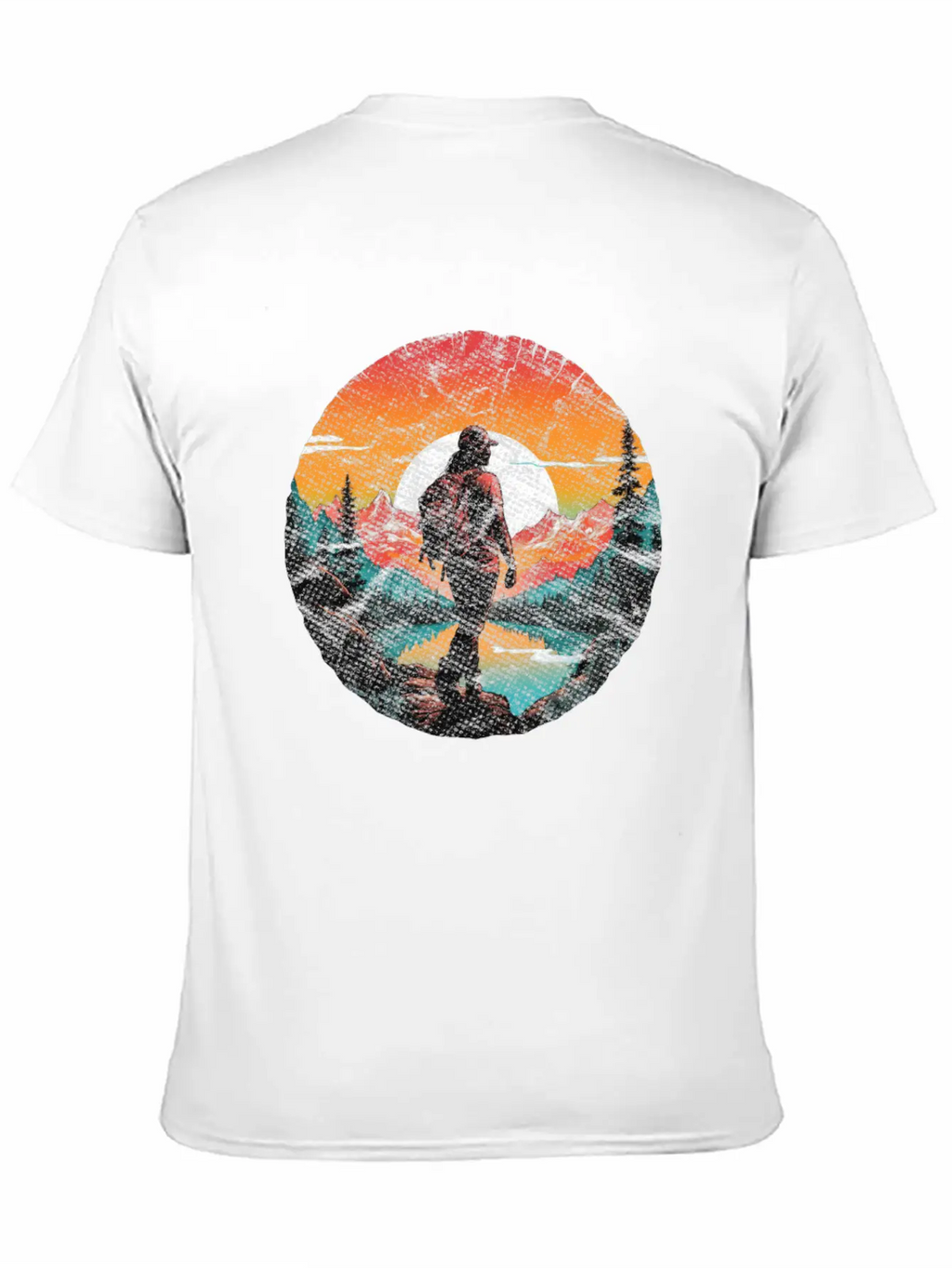 Hiking Woman Mountaineering Bouldering Trekking Unisex Casual T-Shirt – Clean Design For Daily Comfort