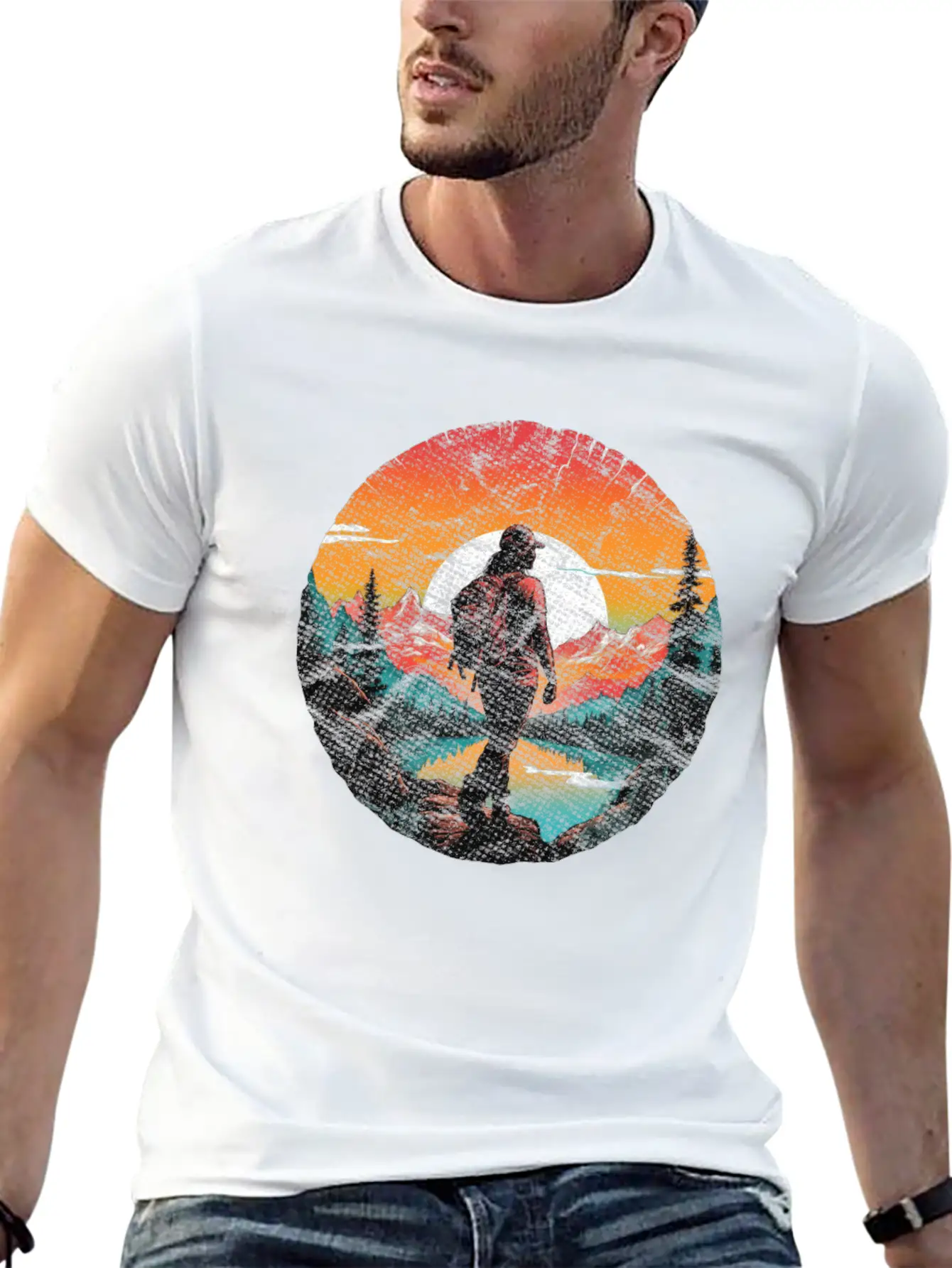 Hiking Woman Mountaineering Bouldering Trekking Unisex Casual T-Shirt – Clean Design For Daily Comfort