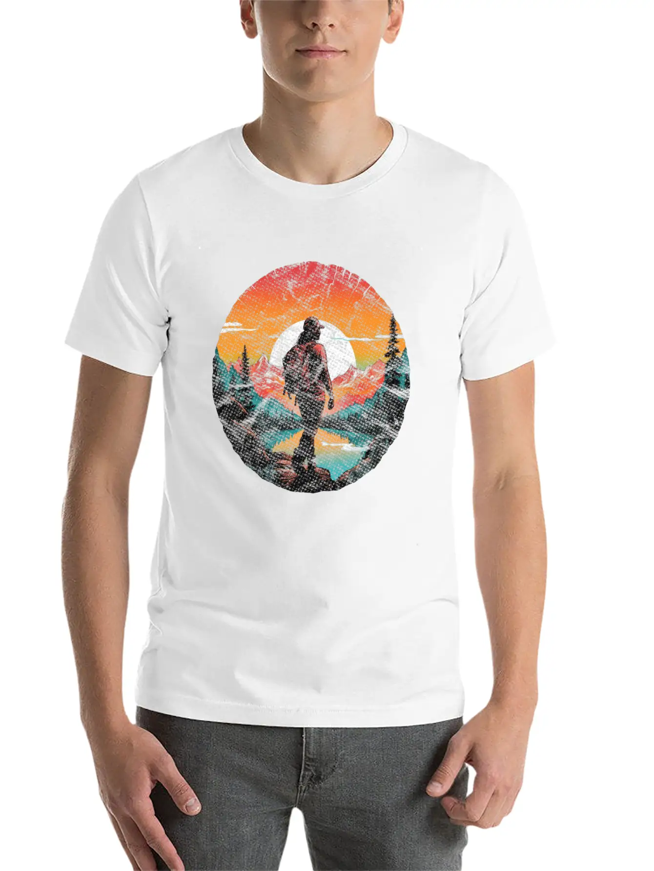 Hiking Woman Mountaineering Bouldering Trekking Unisex Casual T-Shirt – Clean Design For Daily Comfort