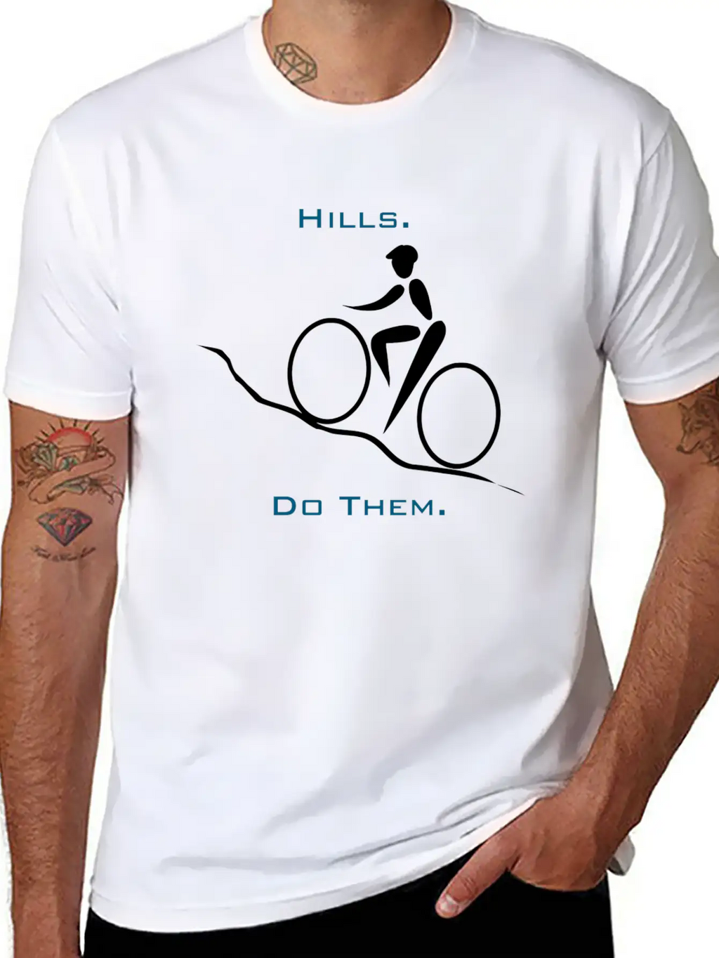 Hills. Do Them. Stylish Everyday T-Shirt – Unisex Basic Cotton Tee