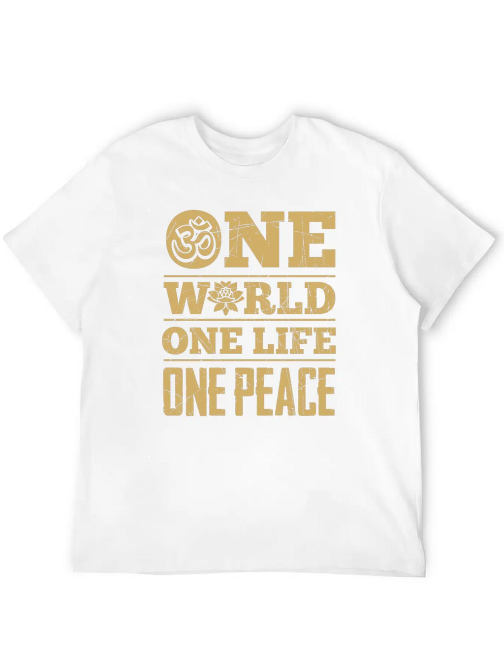 Hinduism World Life Peace Lotus Zen Cool Gift Unisex Casual T-Shirt – Clean Design For Daily Comfort