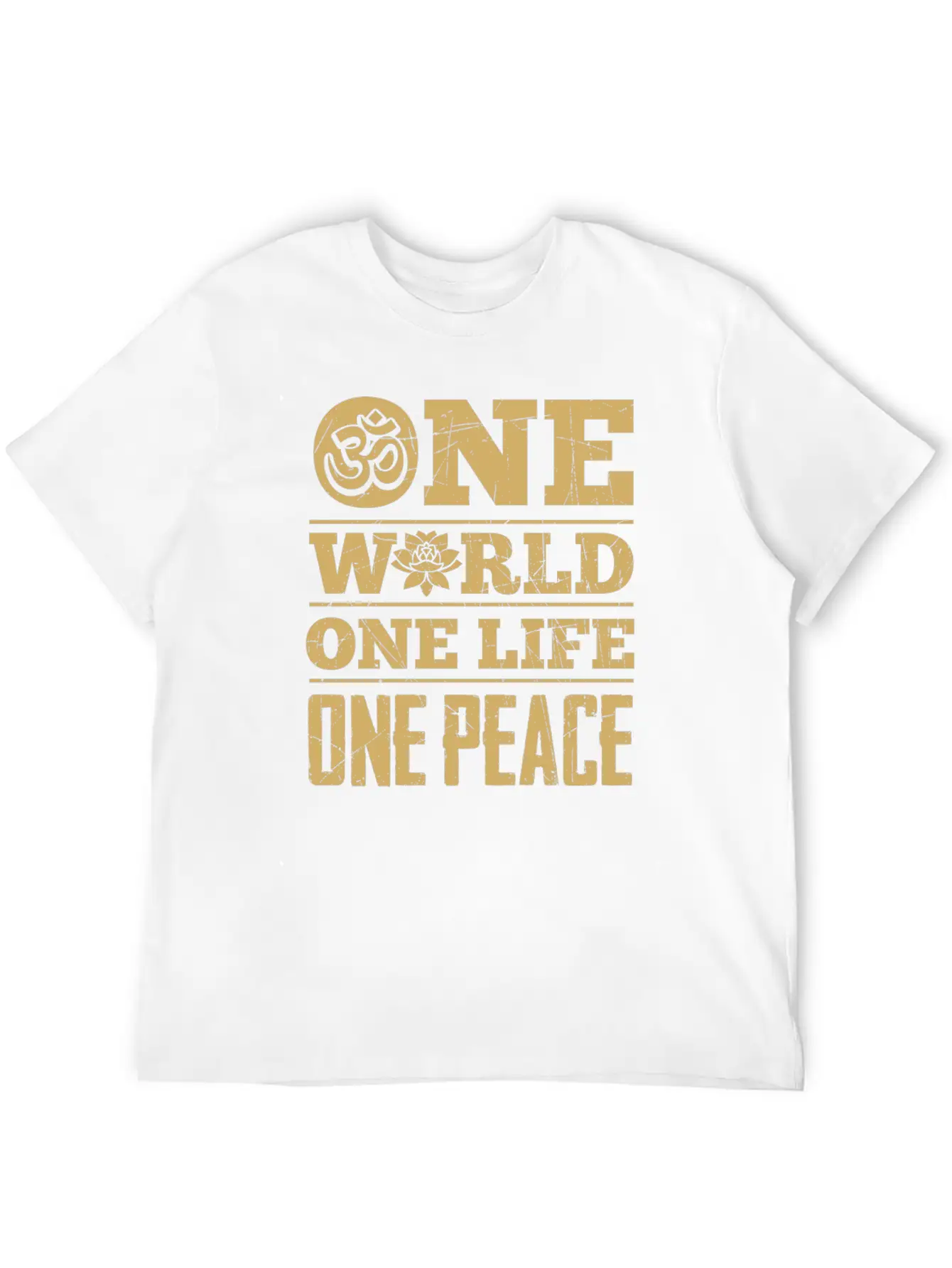 Hinduism World Life Peace Lotus Zen Cool Gift Unisex Casual T-Shirt – Clean Design For Daily Comfort