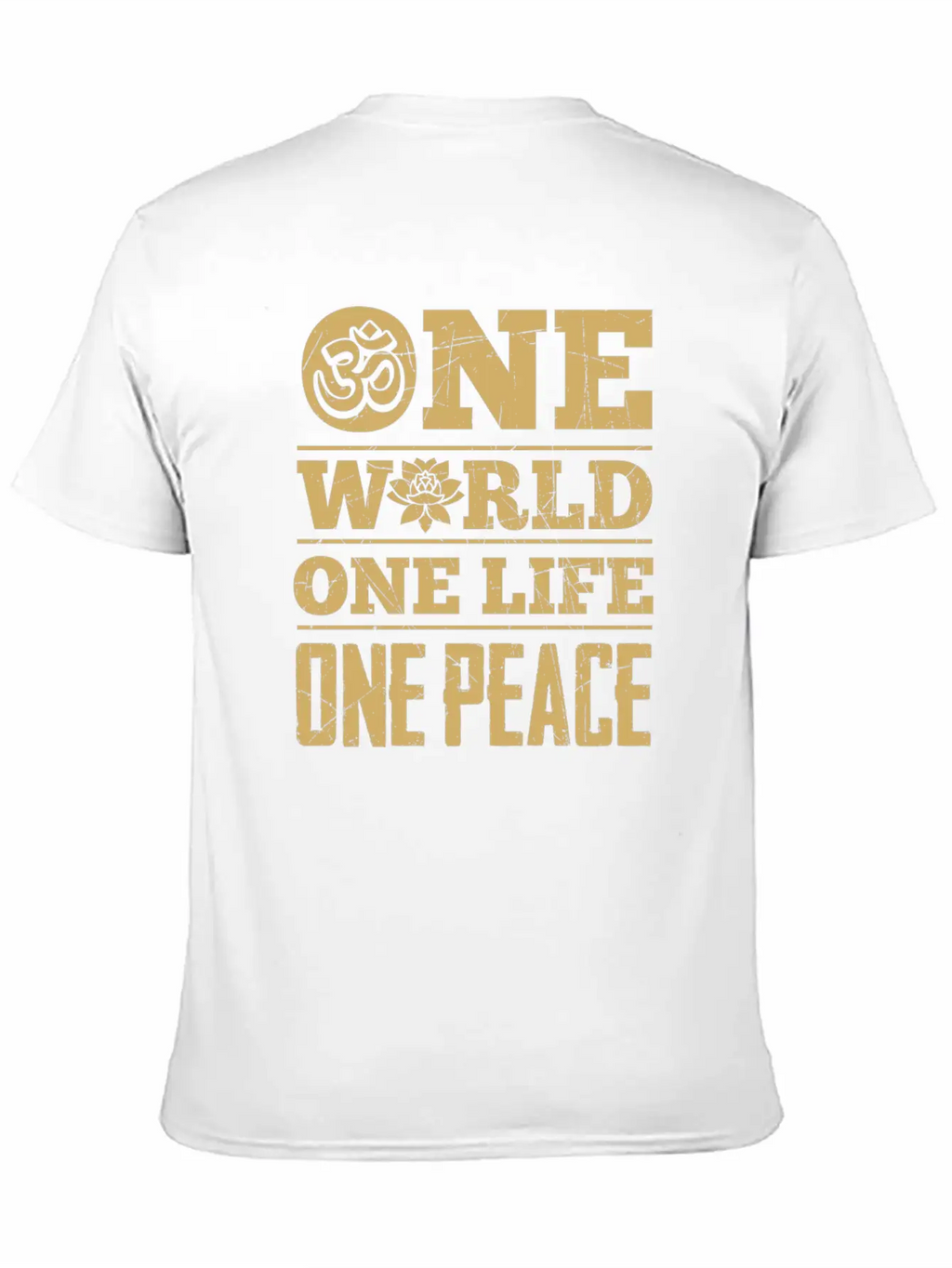 Hinduism World Life Peace Lotus Zen Cool Gift Unisex Casual T-Shirt – Clean Design For Daily Comfort