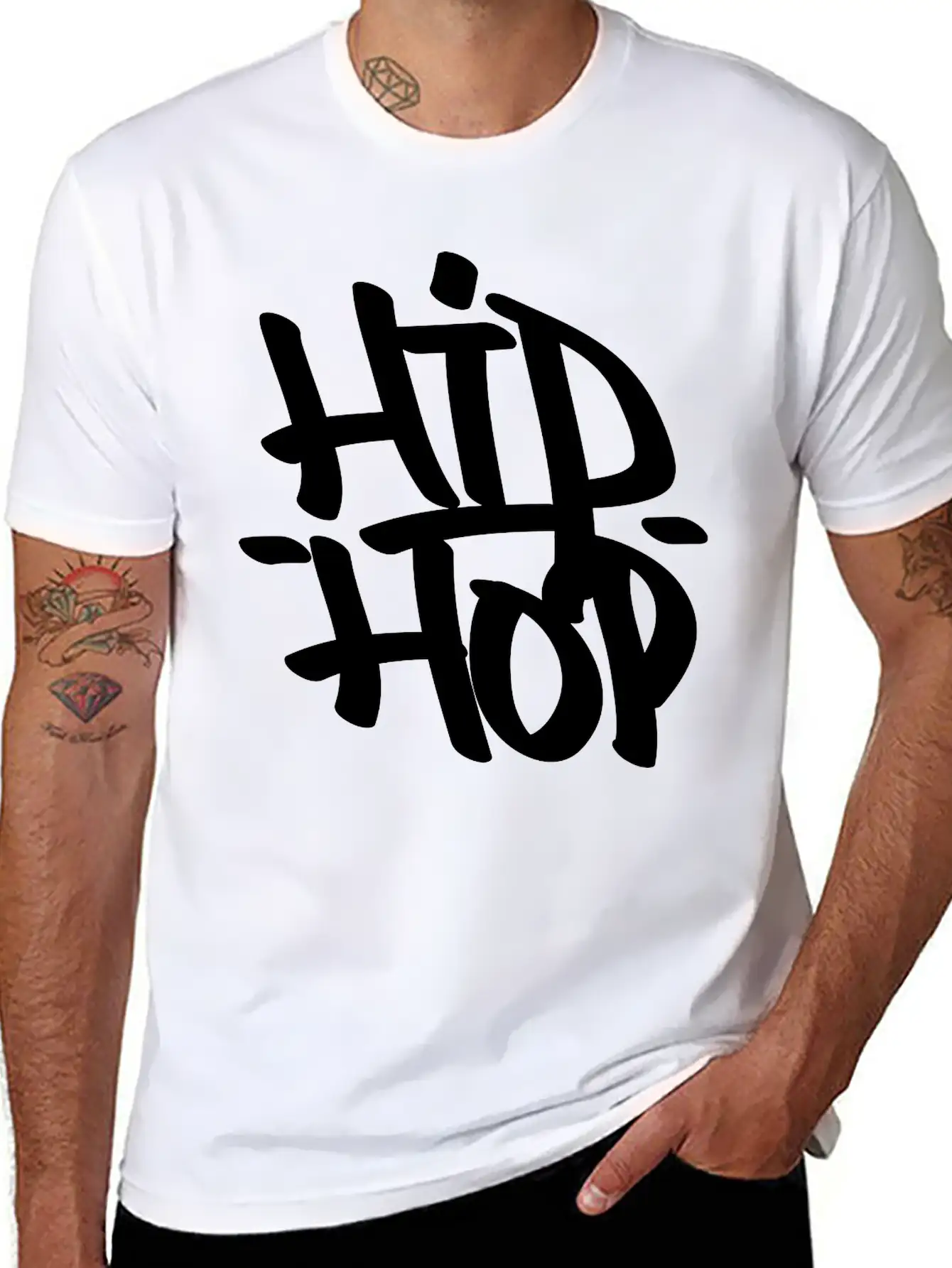 Hip Hop Breathable Soft Cotton T-Shirt – Timeless Casual Look