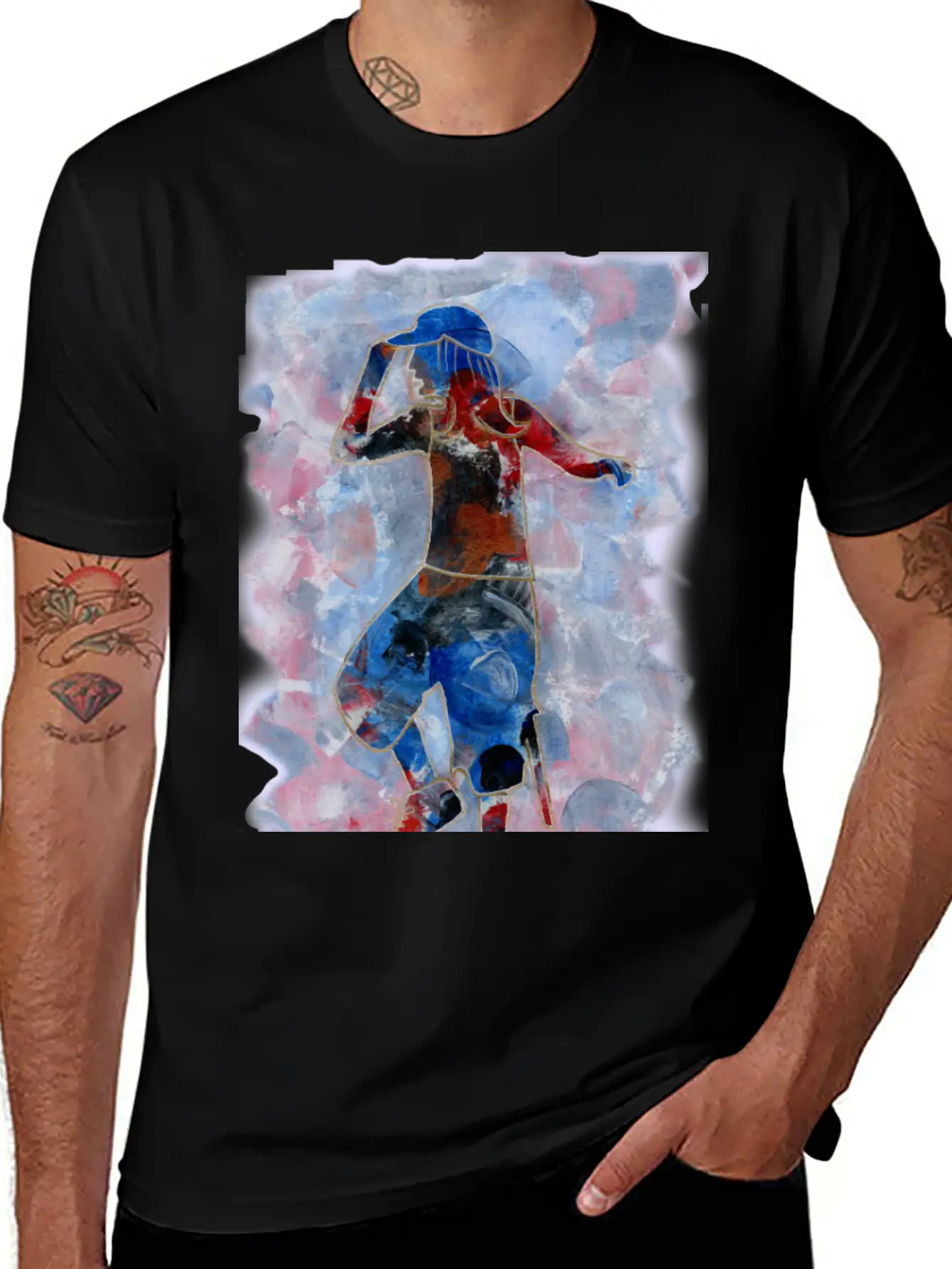 Hip Hop Dancer Unisex Casual T-Shirt – Clean Design For Daily Comfort