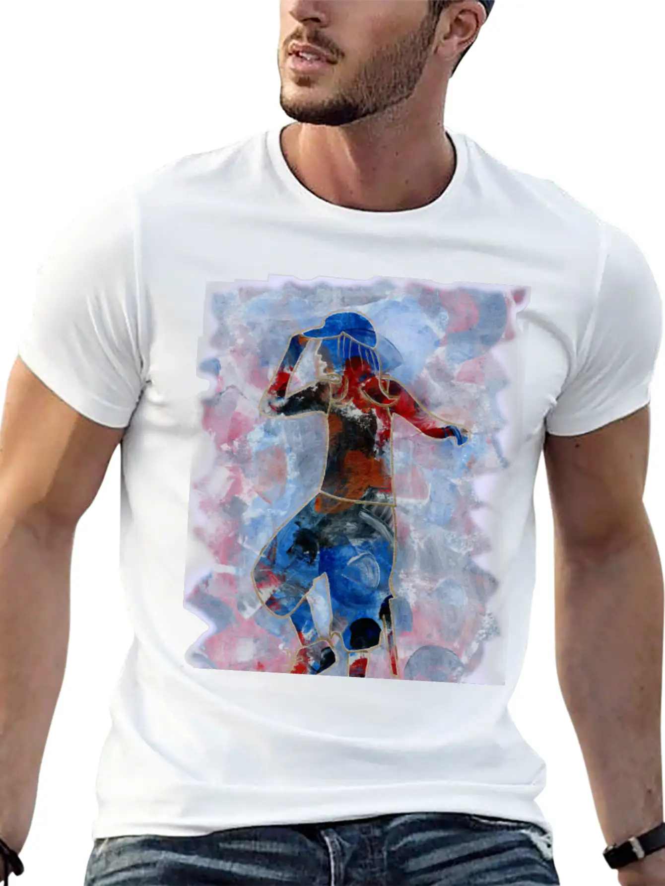 Hip Hop Dancer Unisex Casual T-Shirt – Clean Design For Daily Comfort