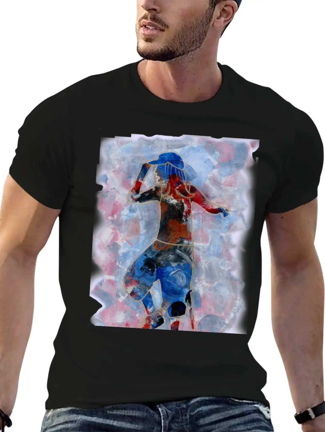 Hip Hop Dancer Unisex Casual T-Shirt – Clean Design For Daily Comfort