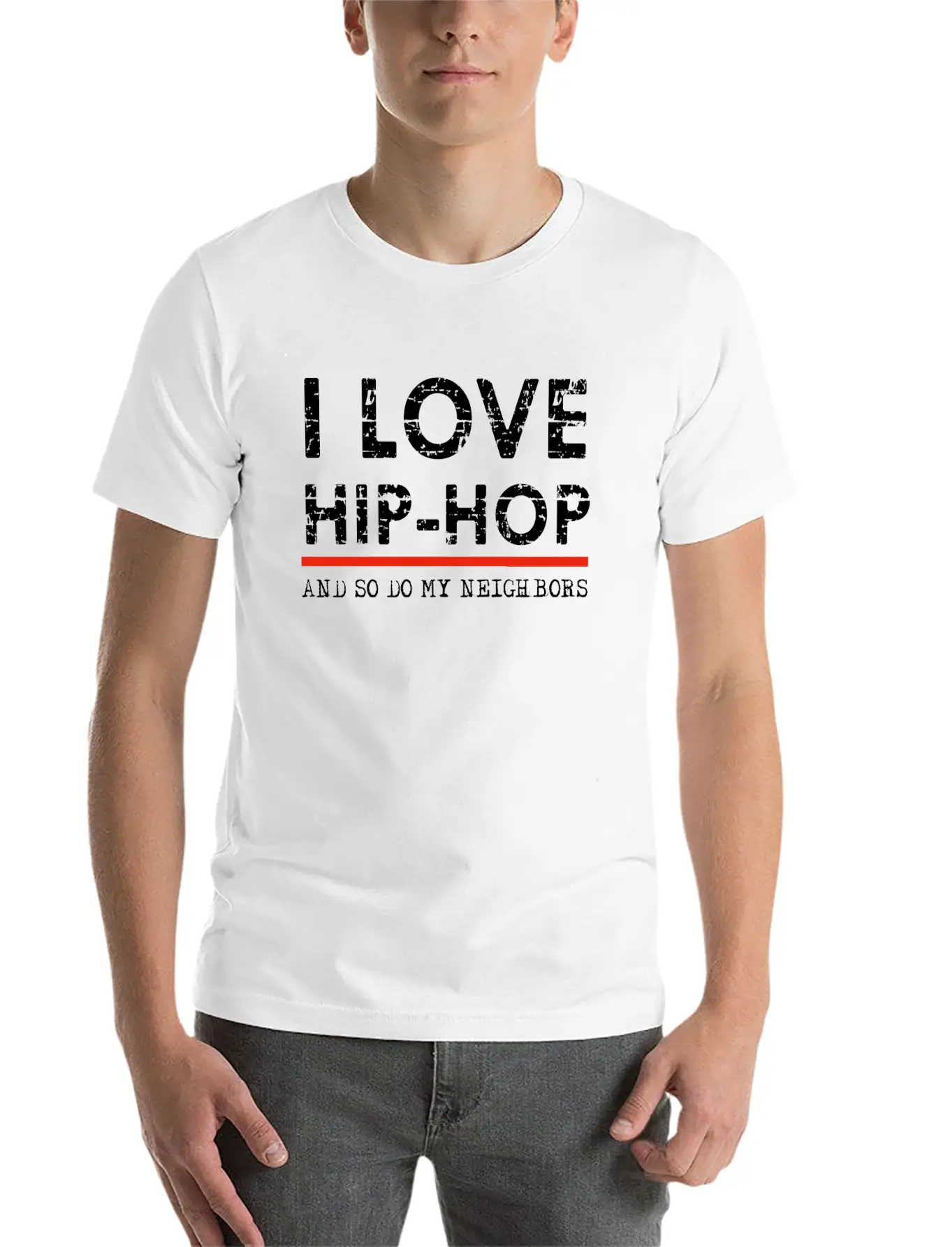 Hip Hop Designs Unisex Casual T-Shirt – Clean Design For Daily Comfort