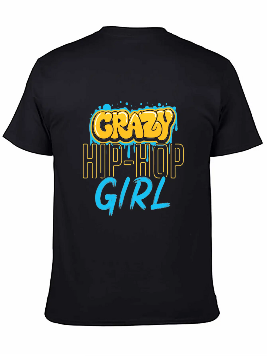 Hip Hop Girls Casual Graphic T-Shirt – Simple And Comfortable Daily Wear
