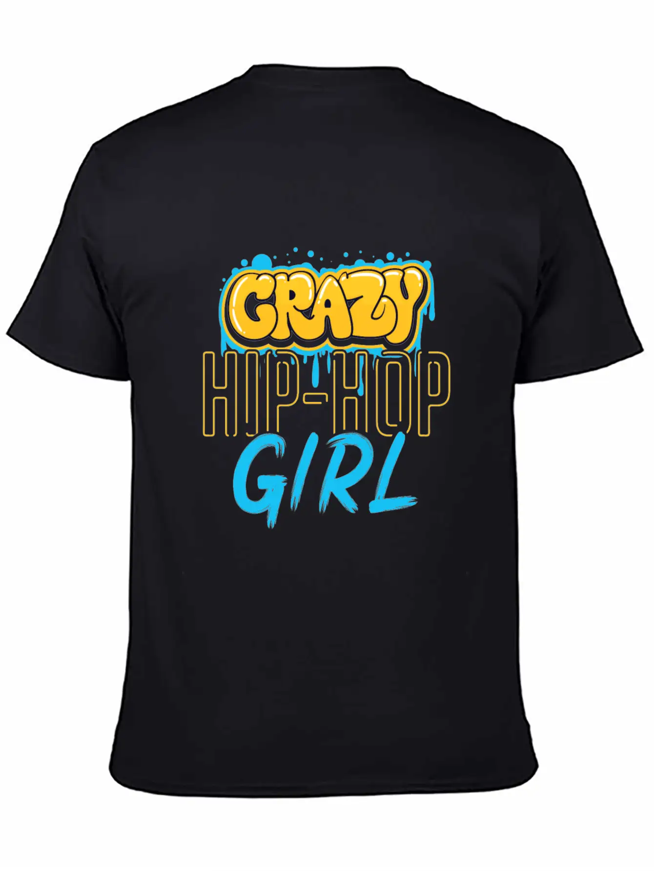 Hip Hop Girls Casual Graphic T-Shirt – Simple And Comfortable Daily Wear