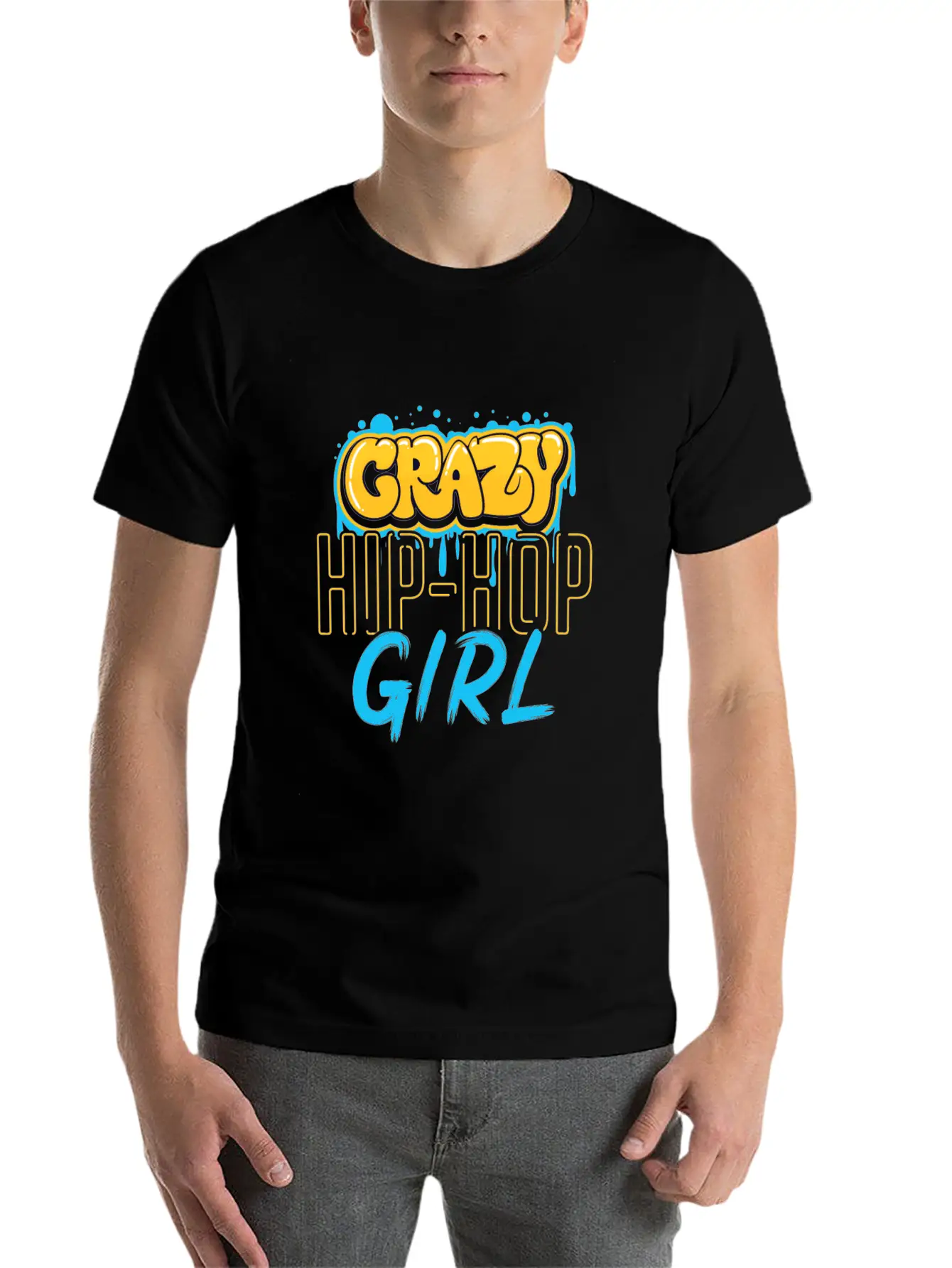 Hip Hop Girls Casual Graphic T-Shirt – Simple And Comfortable Daily Wear