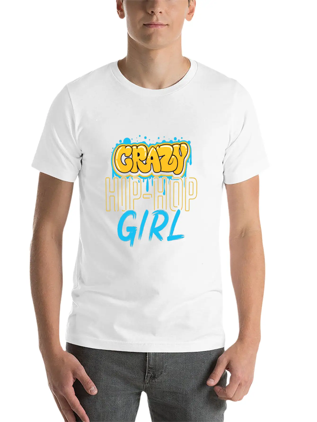 Hip Hop Girls Casual Graphic T-Shirt – Simple And Comfortable Daily Wear