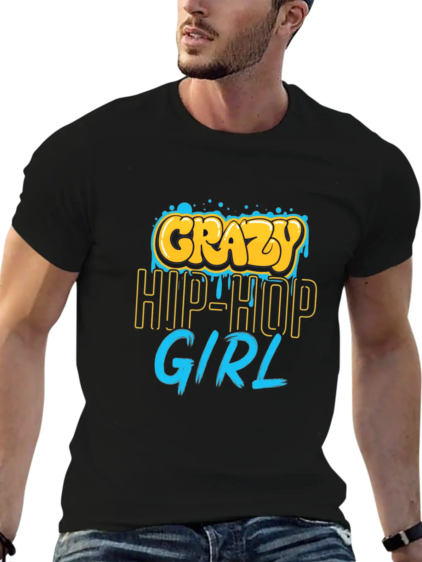 Hip Hop Girls Casual Graphic T-Shirt – Simple And Comfortable Daily Wear