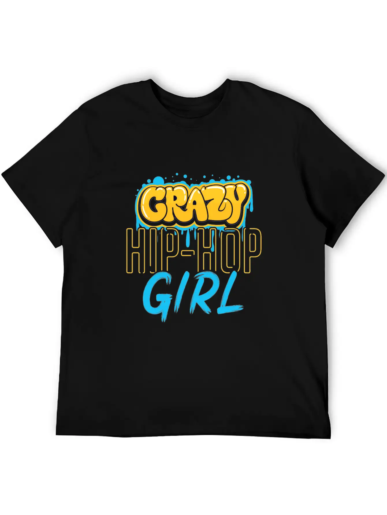Hip Hop Girls Casual Graphic T-Shirt – Simple And Comfortable Daily Wear