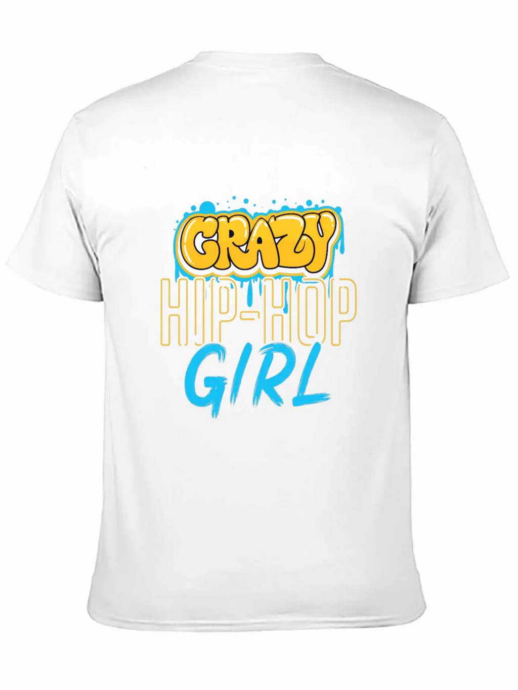 Hip Hop Girls Casual Graphic T-Shirt – Simple And Comfortable Daily Wear