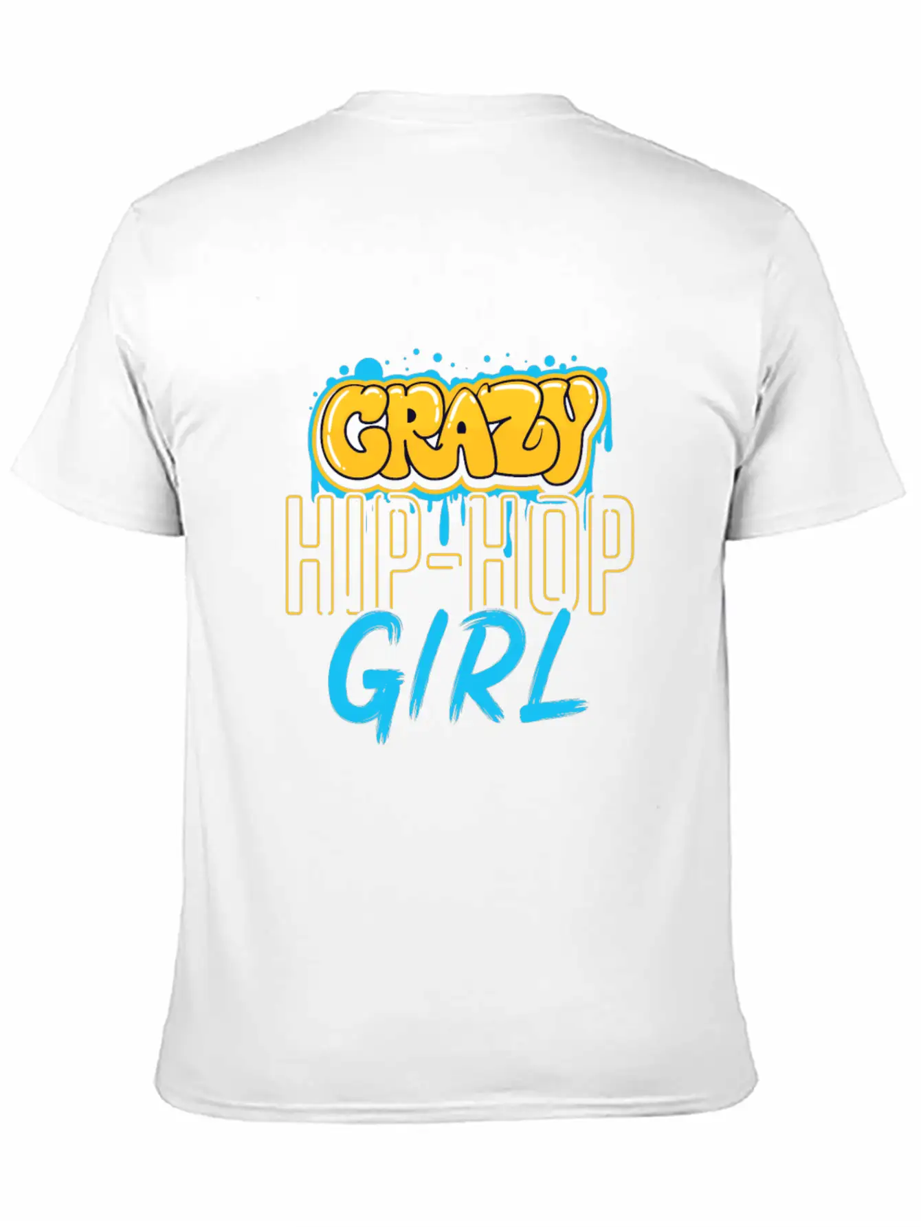 Hip Hop Girls Casual Graphic T-Shirt – Simple And Comfortable Daily Wear