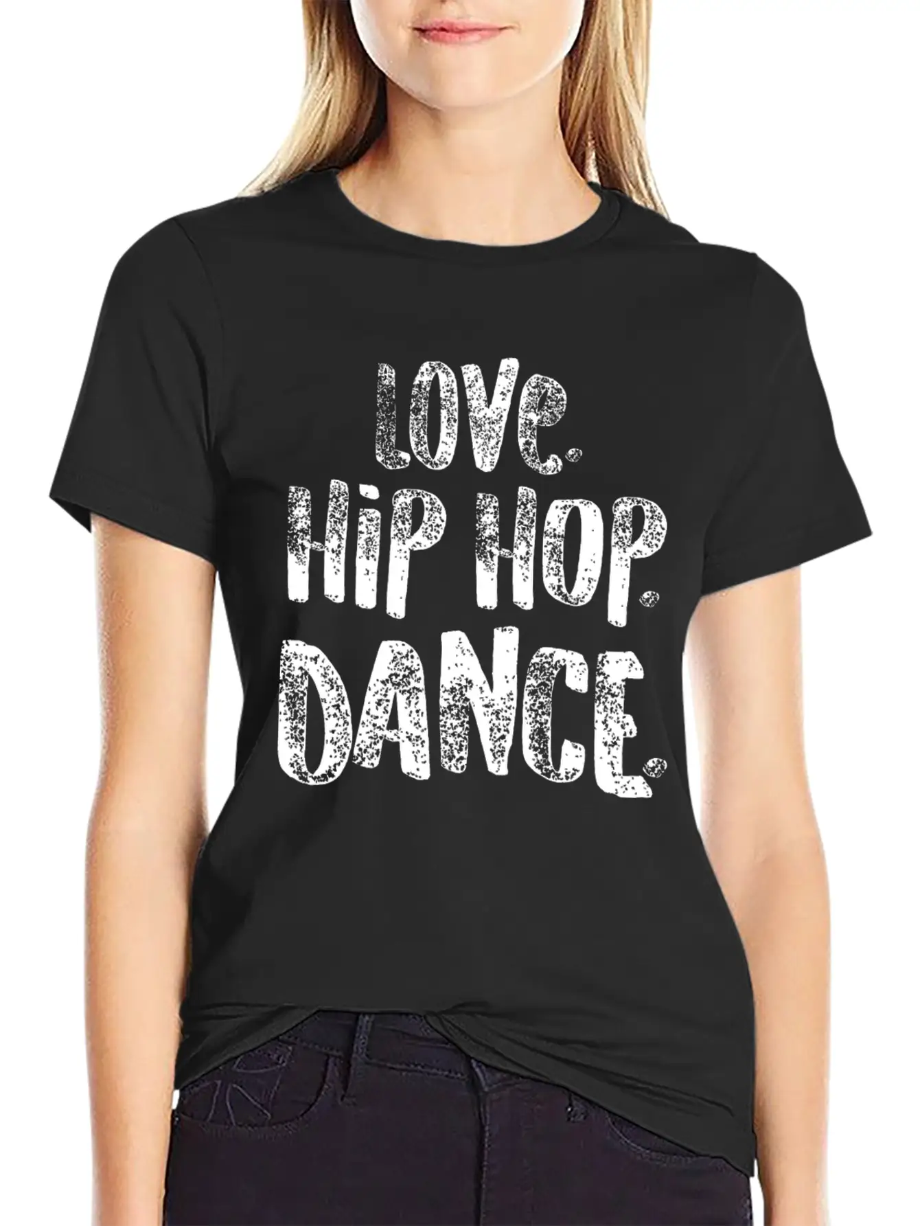 Hip Hop Love Dance White Dancers Gift Light Unisex Casual T-Shirt – Clean Design For Daily Comfort