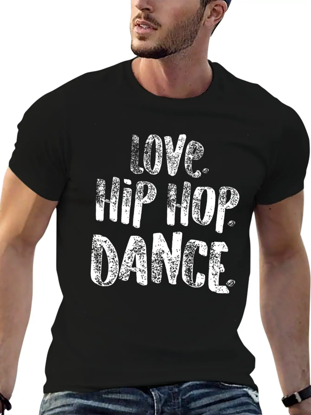Hip Hop Love Dance White Dancers Gift Light Unisex Casual T-Shirt – Clean Design For Daily Comfort