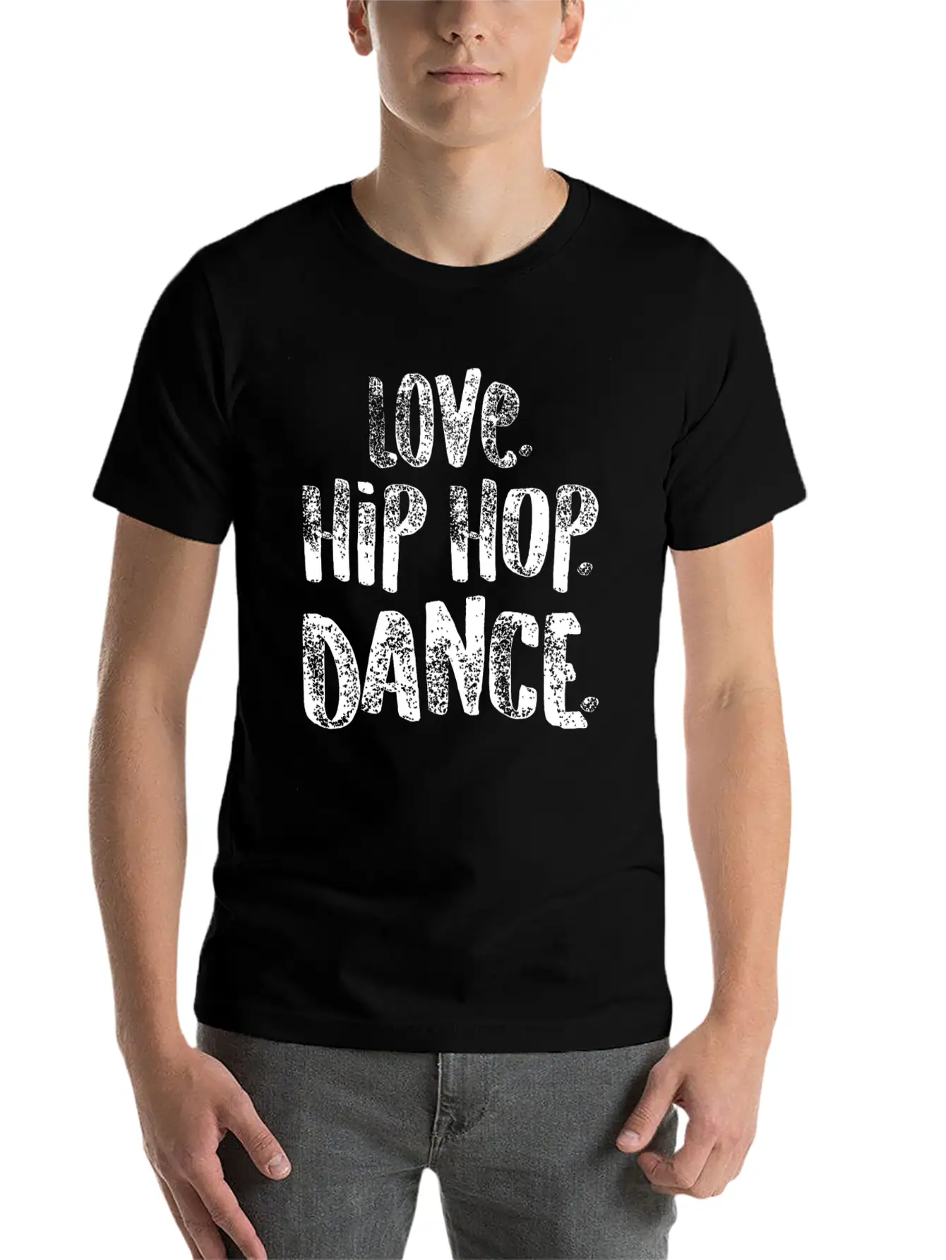 Hip Hop Love Dance White Dancers Gift Light Unisex Casual T-Shirt – Clean Design For Daily Comfort