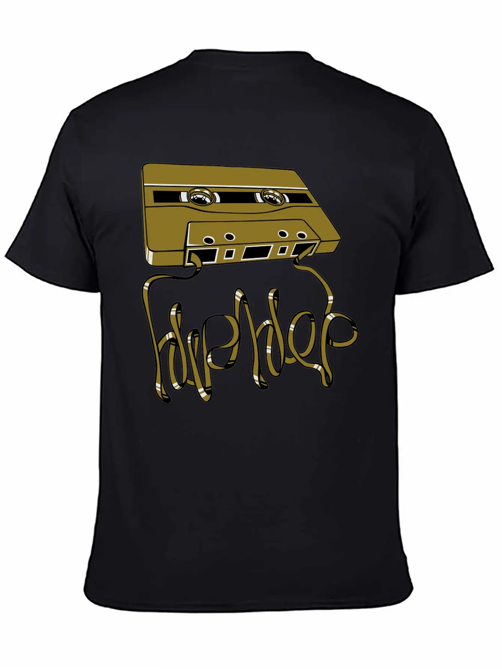 Hip Hop Tape Flex Unisex Short Sleeve Soft Cotton T-Shirt – Casual Everyday Wear