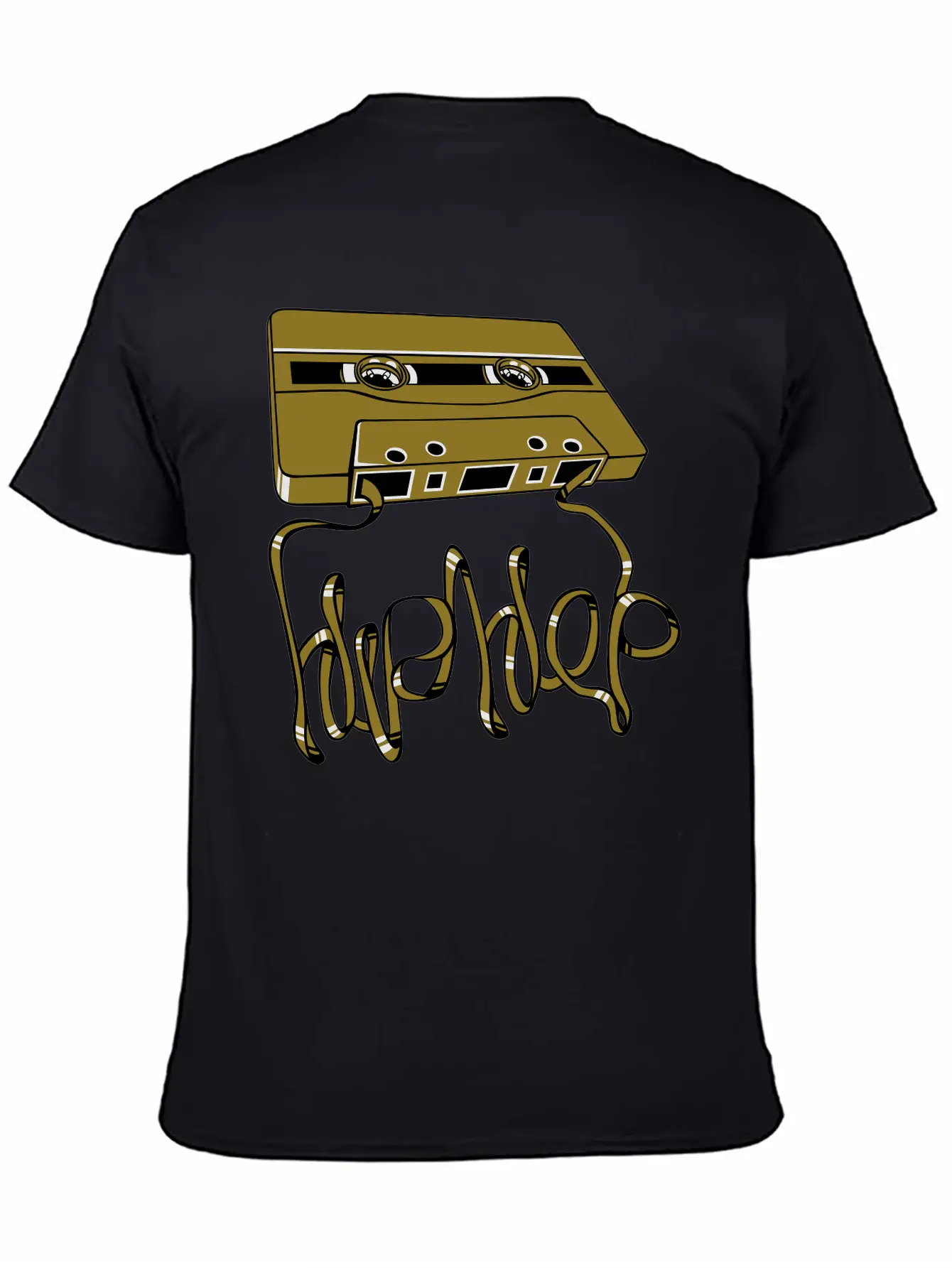 Hip Hop Tape Flex Unisex Short Sleeve Soft Cotton T-Shirt – Casual Everyday Wear