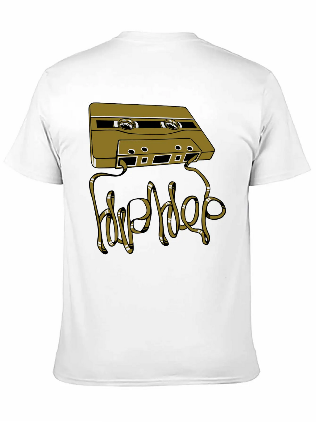 Hip Hop Tape Flex Unisex Short Sleeve Soft Cotton T-Shirt – Casual Everyday Wear