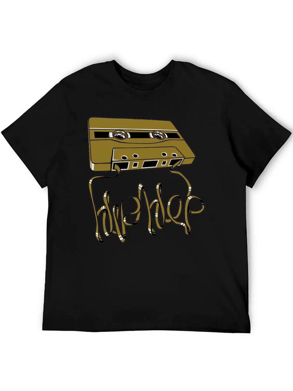 Hip Hop Tape Flex Unisex Short Sleeve Soft Cotton T-Shirt – Casual Everyday Wear