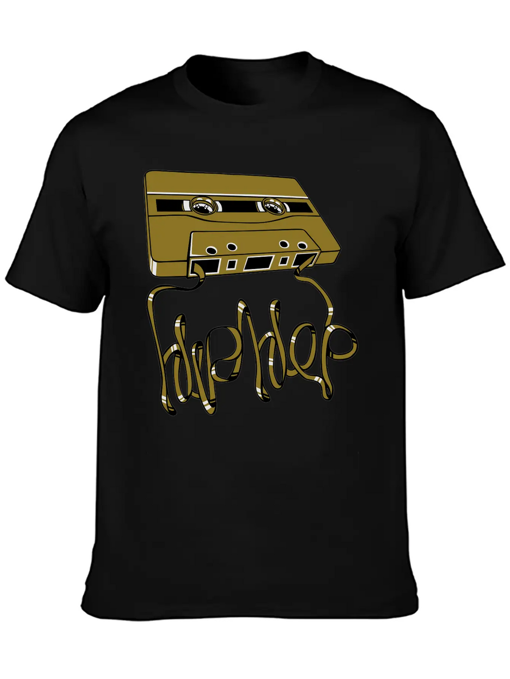 Hip Hop Tape Flex Unisex Short Sleeve Soft Cotton T-Shirt – Casual Everyday Wear