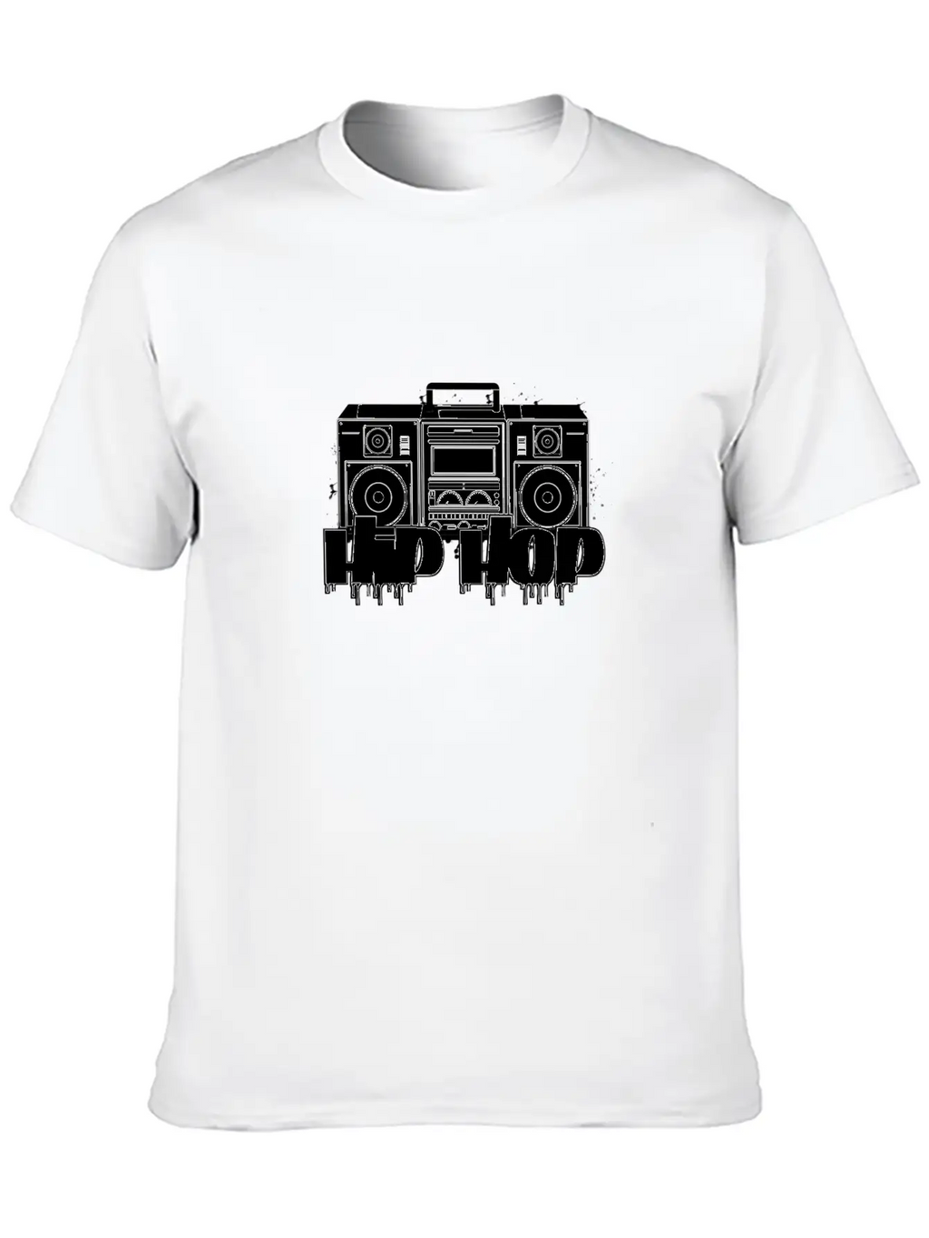 Hip Hop Unisex Casual T-Shirt – Clean Design For Daily Comfort