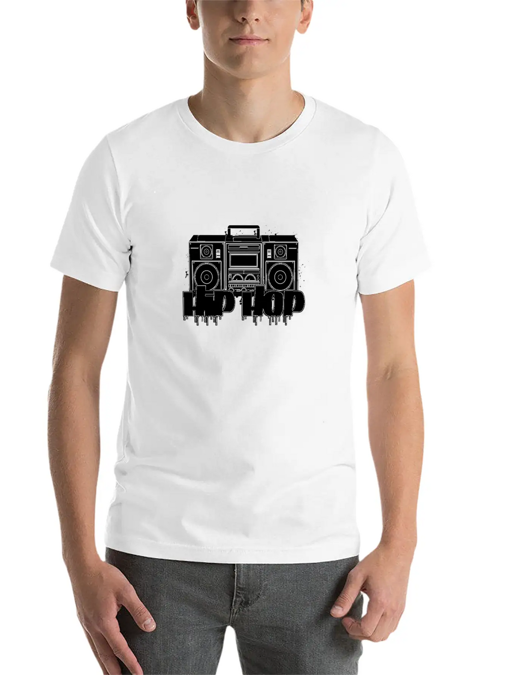 Hip Hop Unisex Casual T-Shirt – Clean Design For Daily Comfort