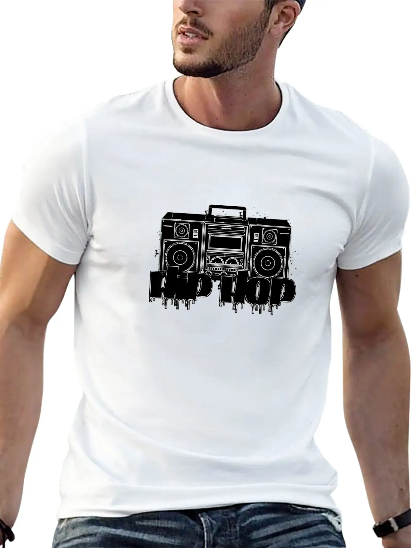 Hip Hop Unisex Casual T-Shirt – Clean Design For Daily Comfort
