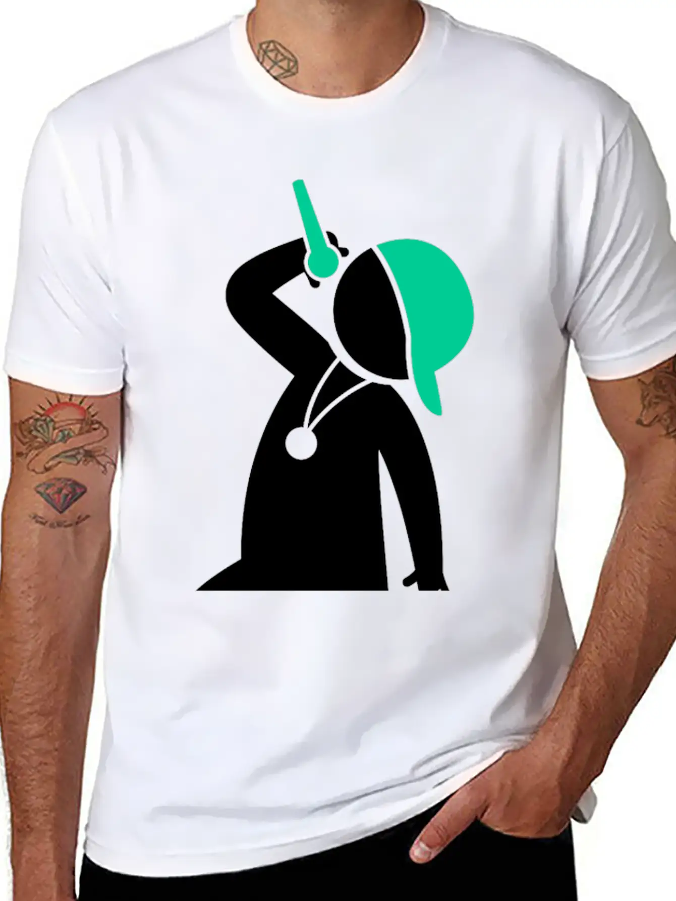 Hiphop Rapper Breathable Soft Cotton T-Shirt – Timeless Casual Look