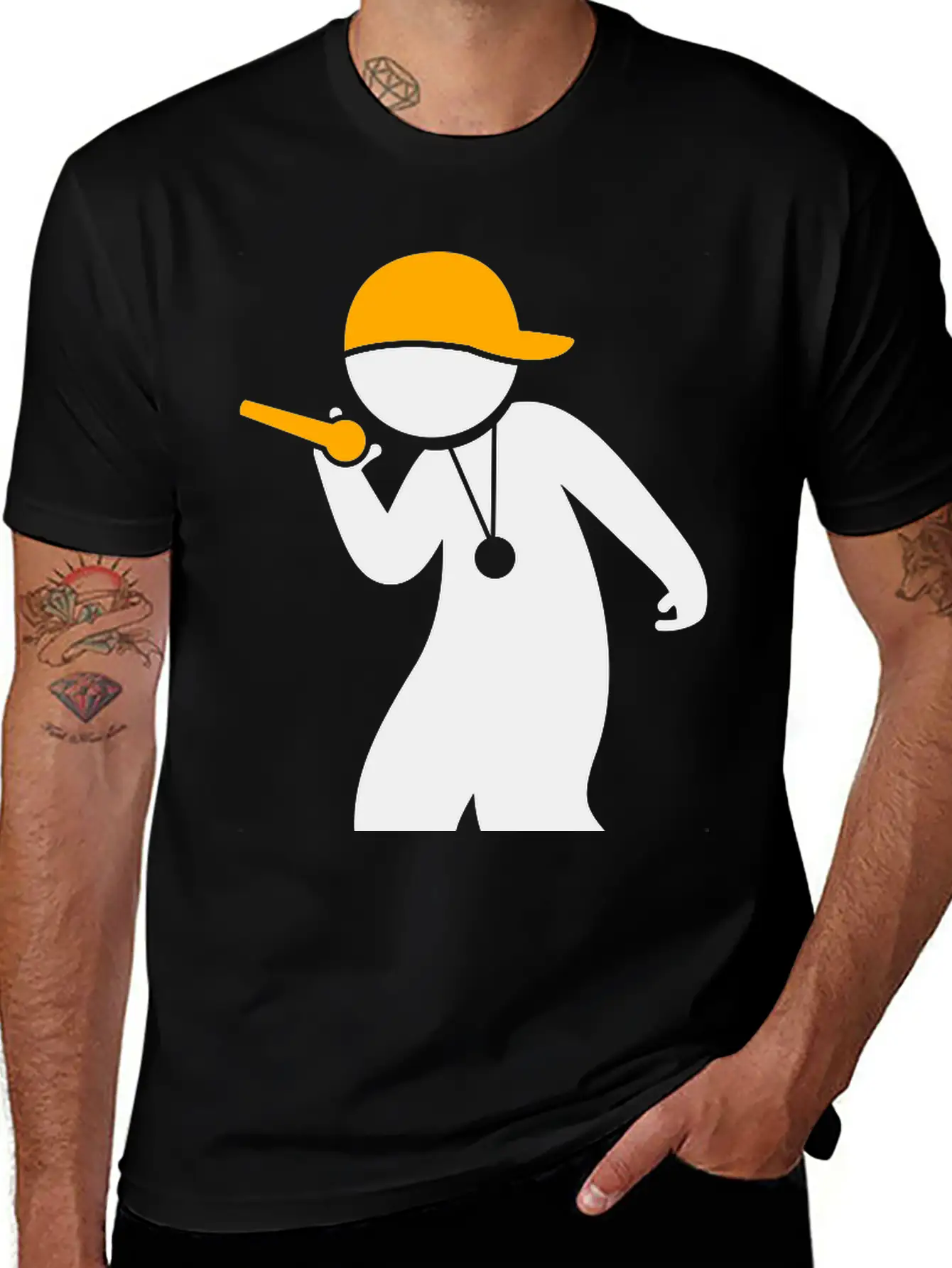 Hiphop Rapper Casual Graphic T-Shirt – Simple And Comfortable Daily Wear