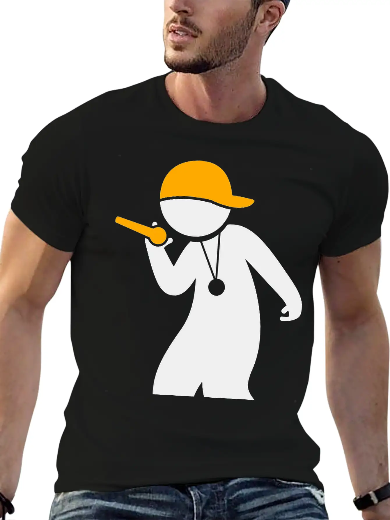 Hiphop Rapper Casual Graphic T-Shirt – Simple And Comfortable Daily Wear