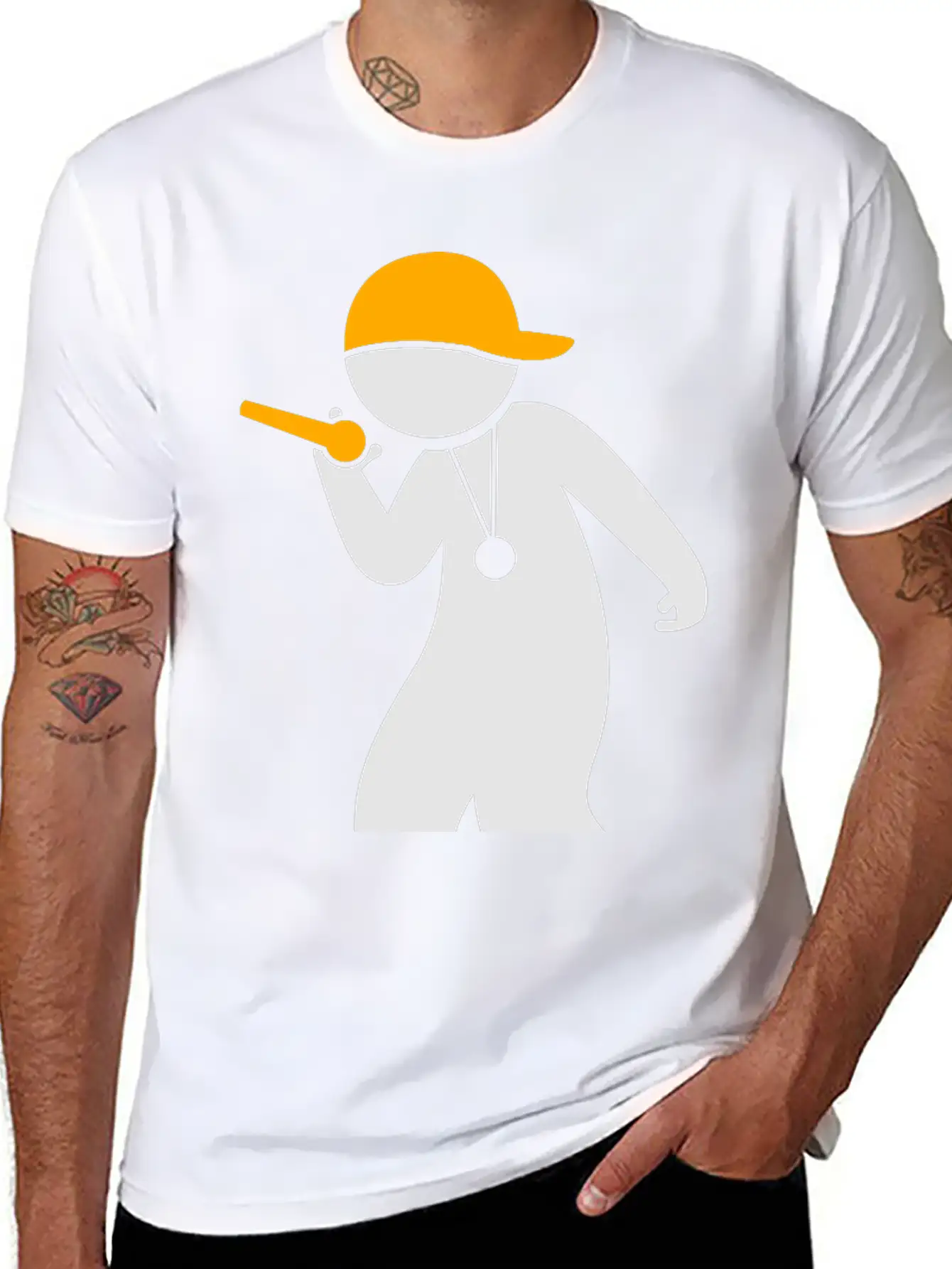 Hiphop Rapper Casual Graphic T-Shirt – Simple And Comfortable Daily Wear