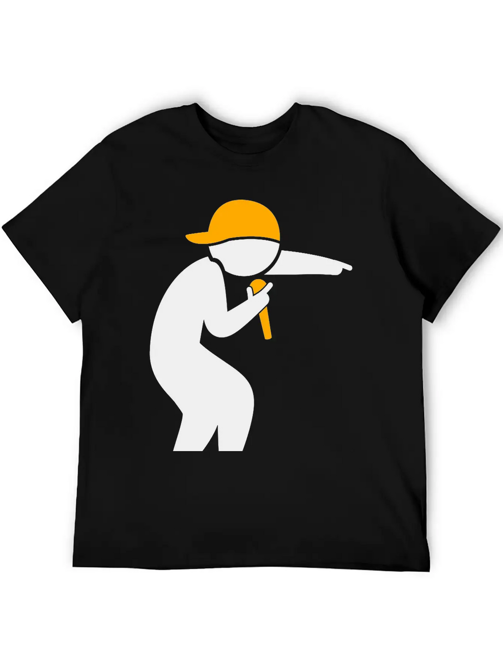 Hiphop Rapper Unisex Casual T-Shirt – Clean Design For Daily Comfort